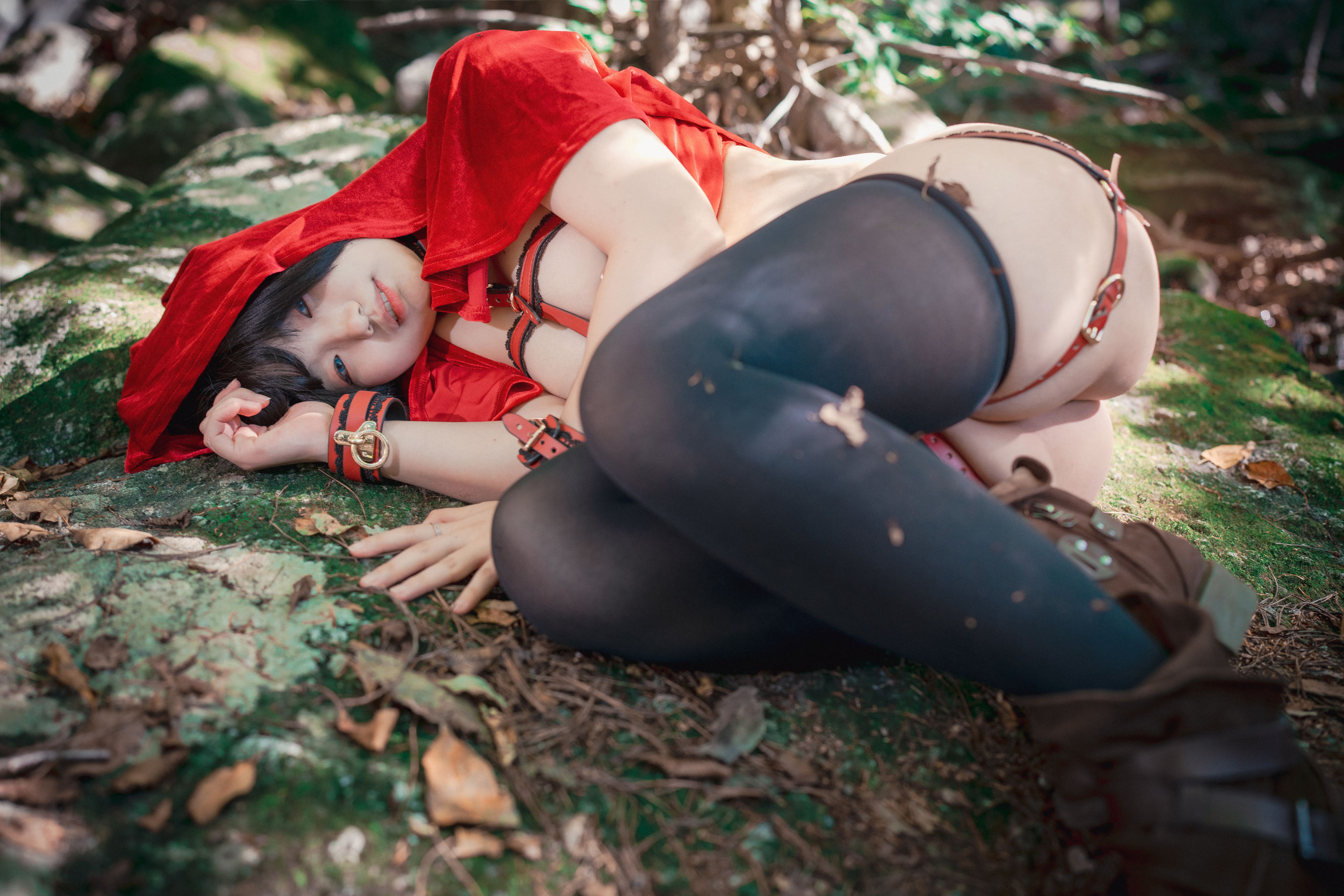 Mimmi - Naughty Red Hiring Hood-图81