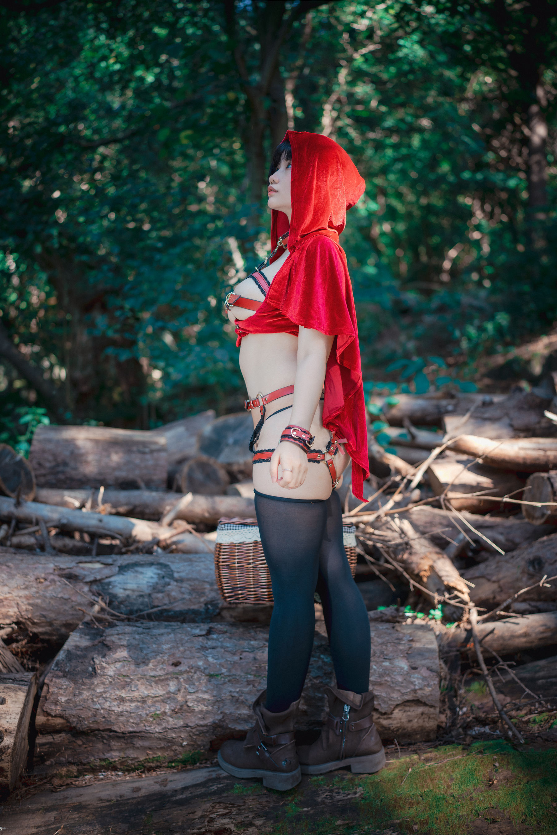 Mimmi - Naughty Red Hiring Hood-图82