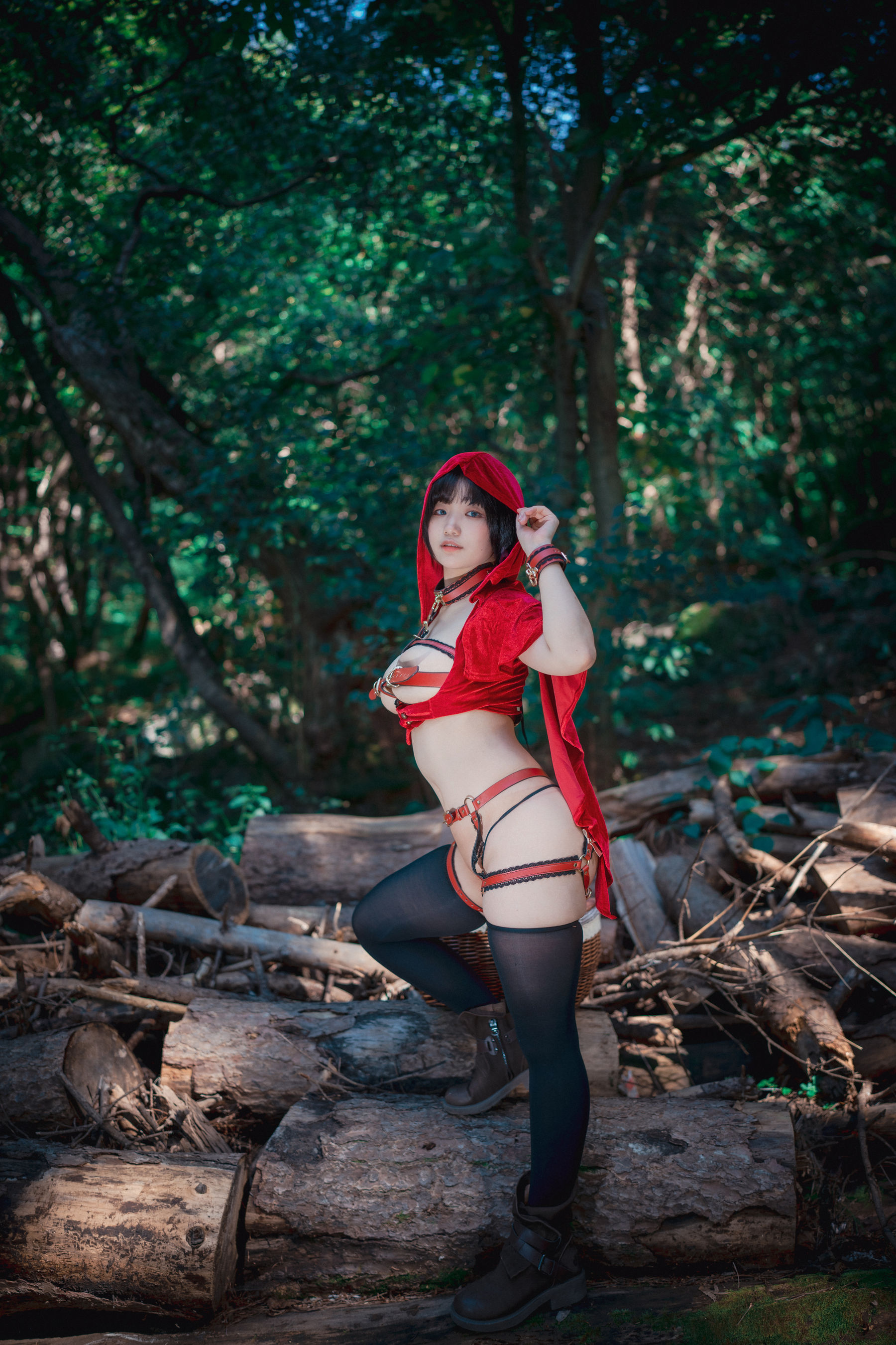 Mimmi - Naughty Red Hiring Hood-图83