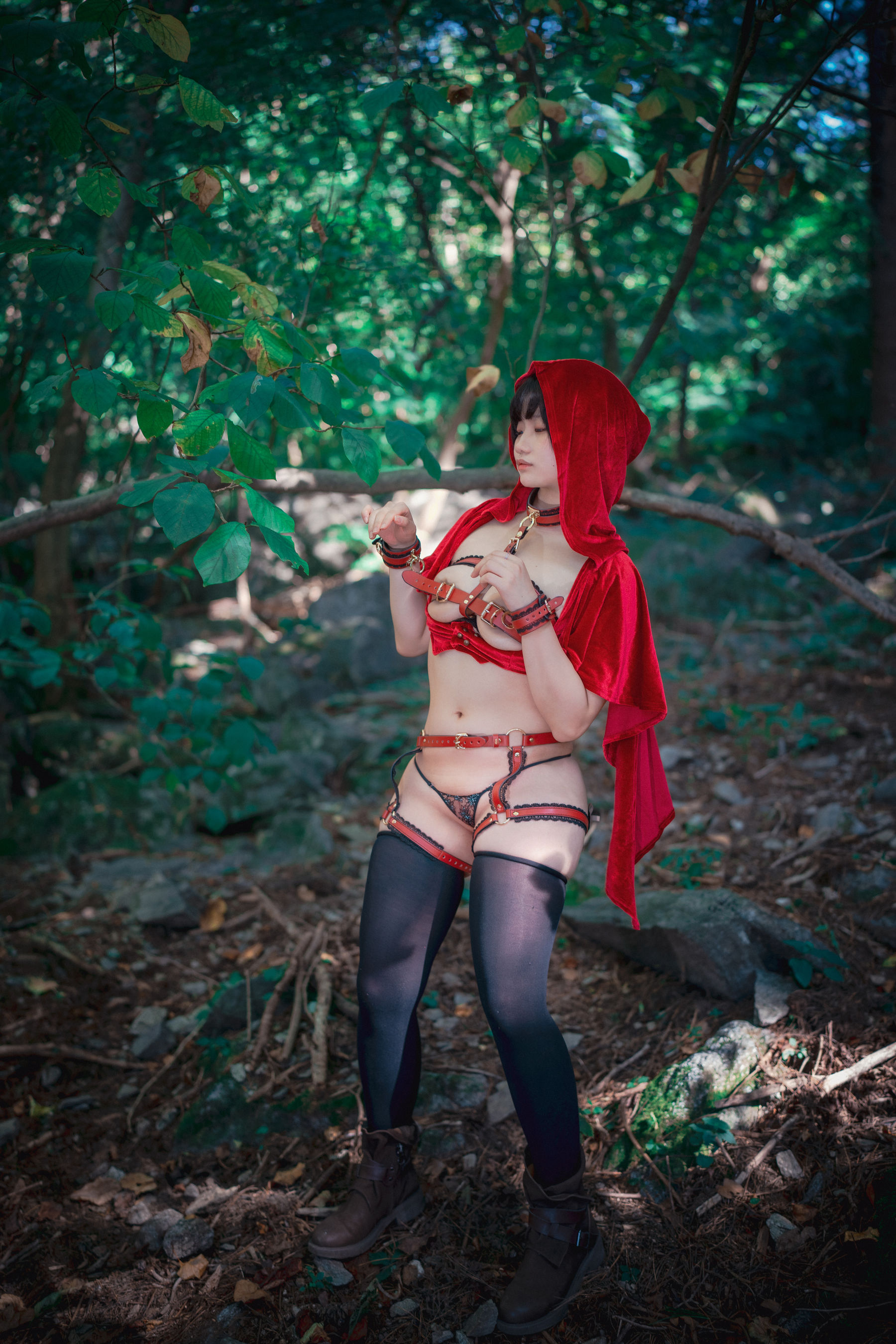 Mimmi - Naughty Red Hiring Hood-图87