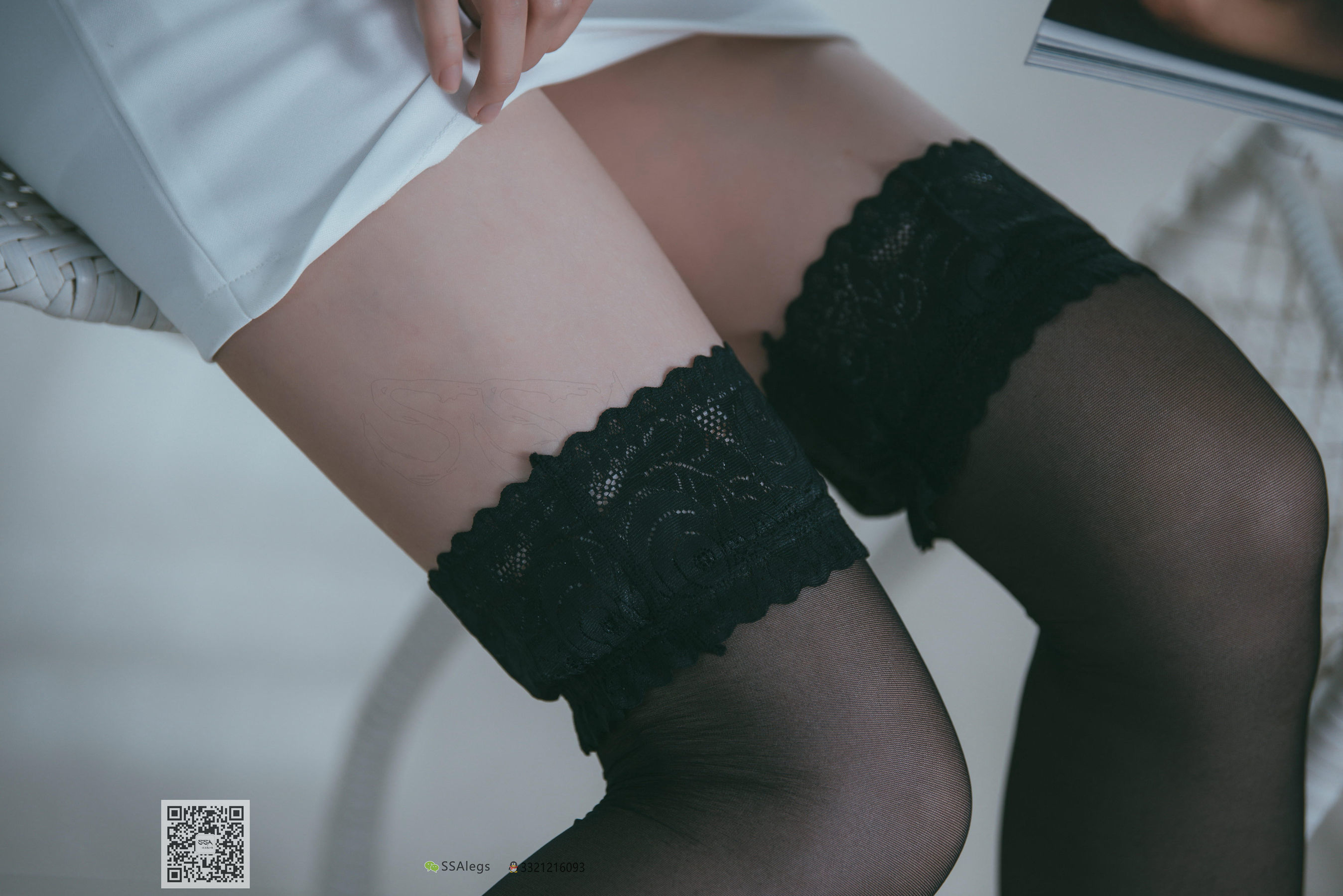 超清写真 No.001 办公室职业装《绫》长筒黑丝-图34