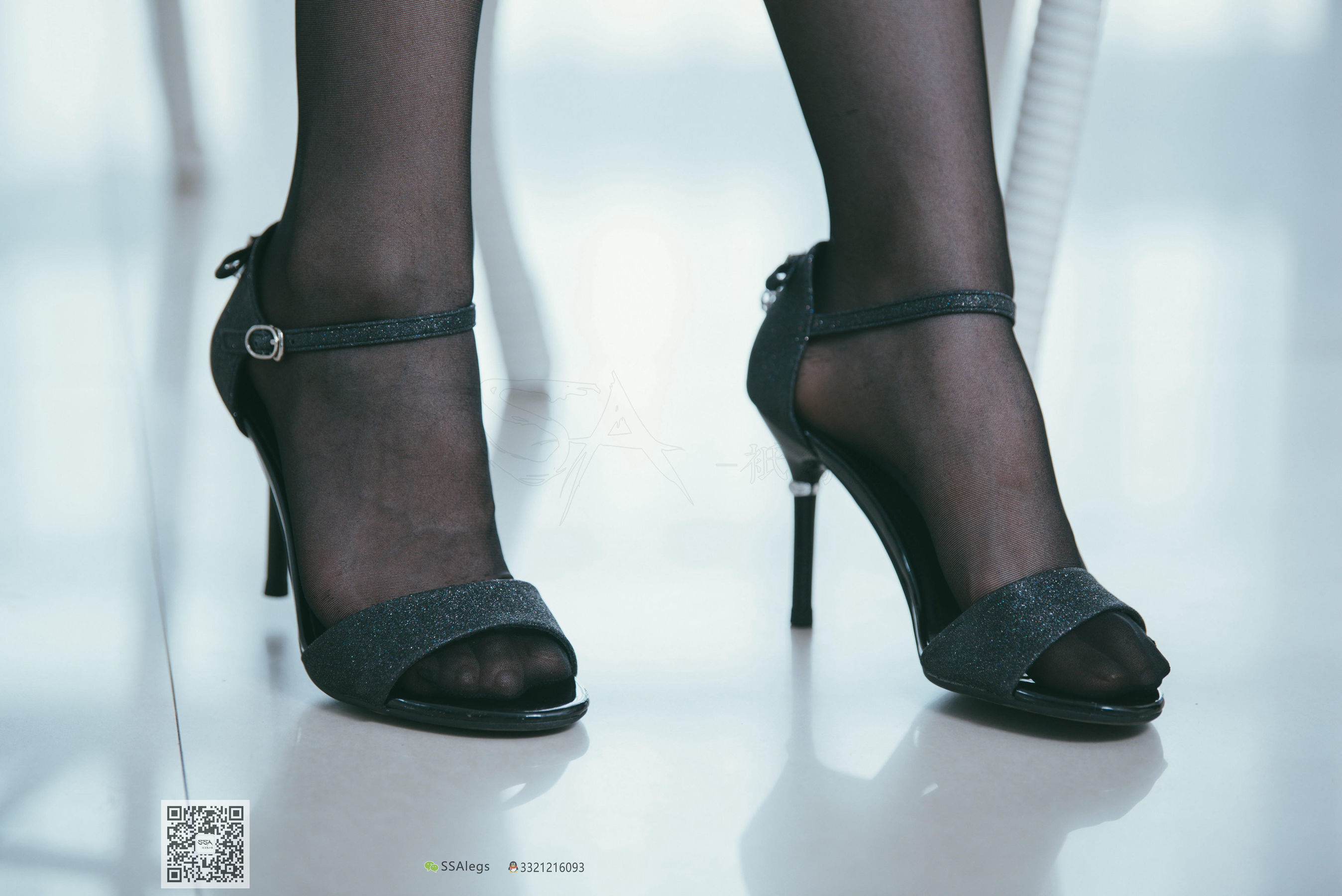 超清写真 No.001 办公室职业装《绫》长筒黑丝-图39