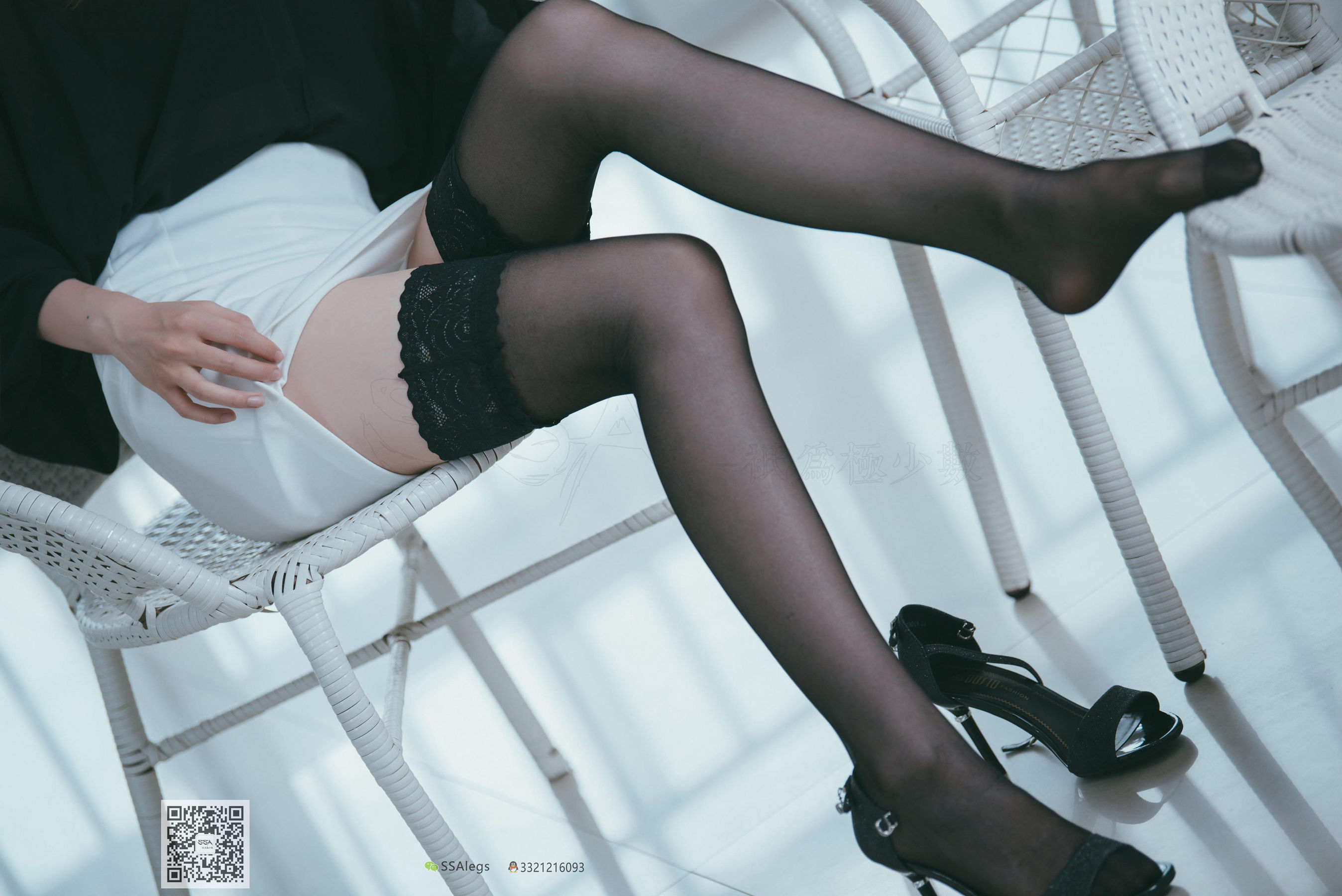 超清写真 No.001 办公室职业装《绫》长筒黑丝-图53