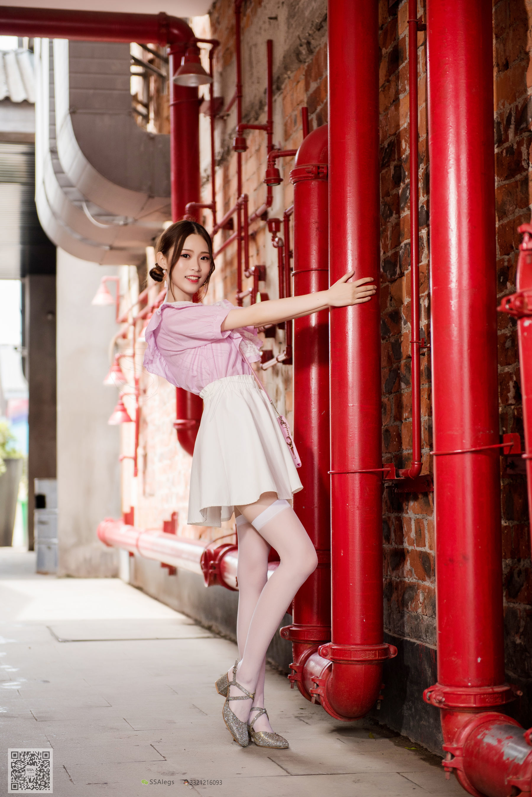 超清写真 No.009 小琪琪 超薄5D长筒丝袜街拍-图15