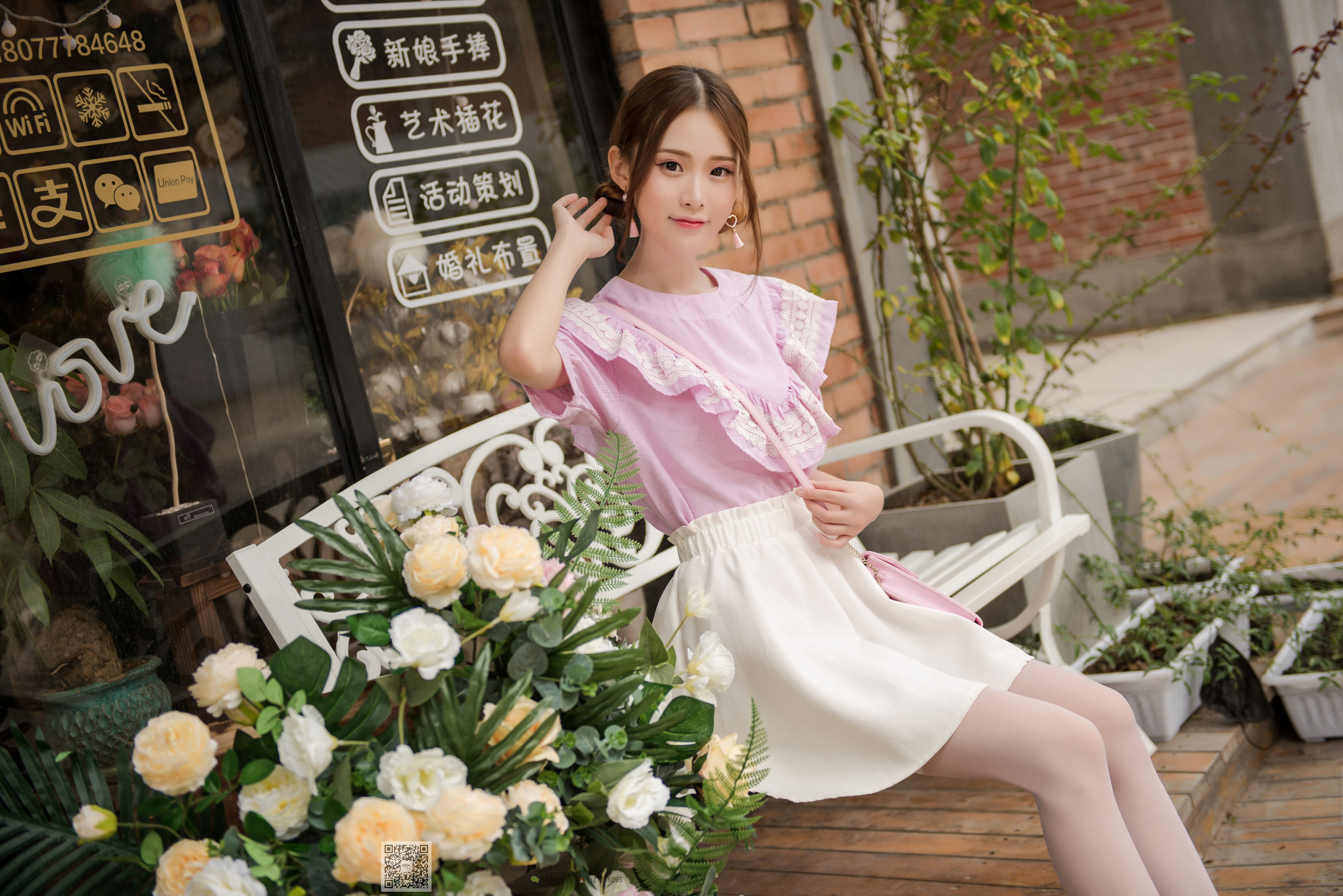 超清写真 No.009 小琪琪 超薄5D长筒丝袜街拍-图33