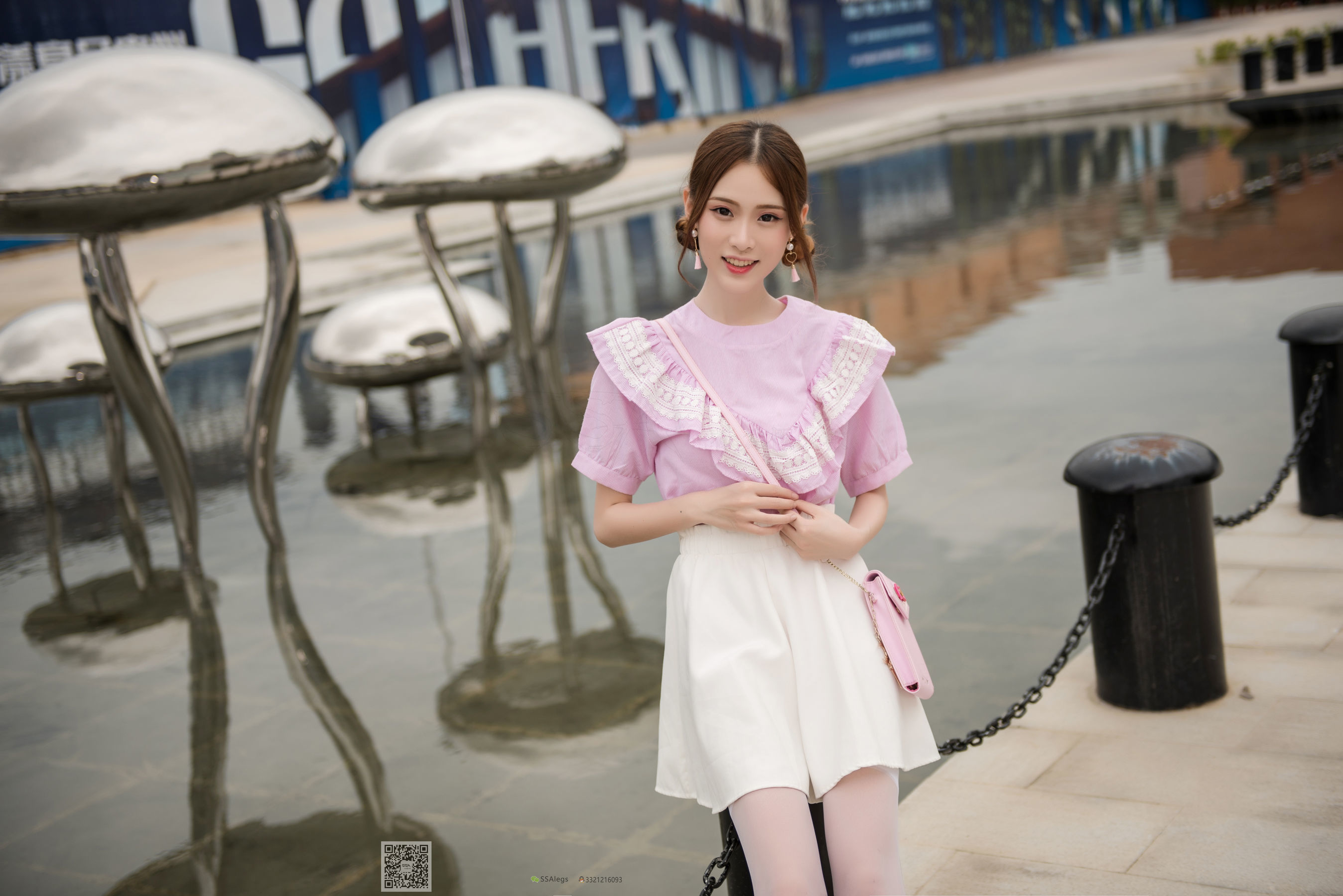 超清写真 No.009 小琪琪 超薄5D长筒丝袜街拍-图80