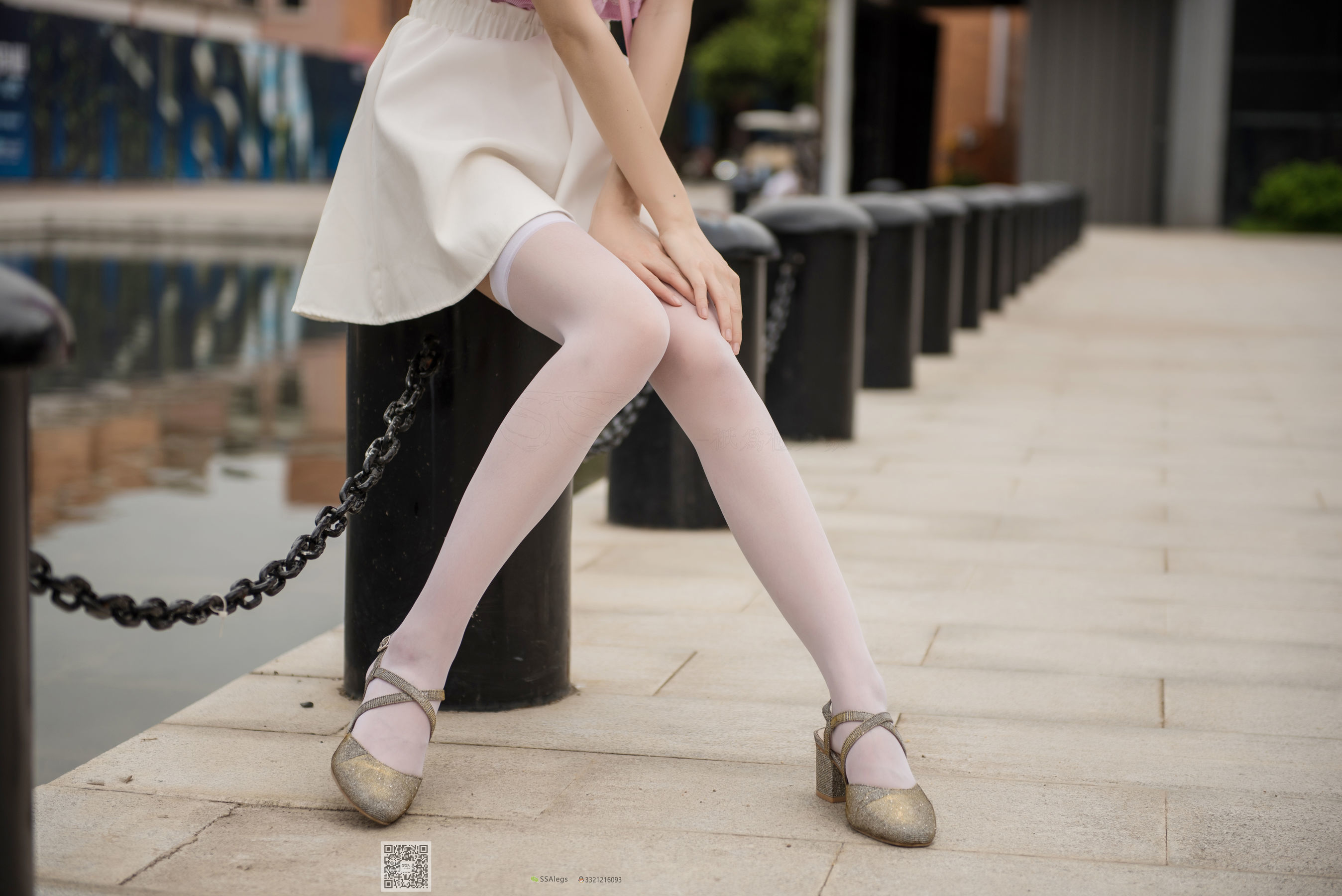 超清写真 No.009 小琪琪 超薄5D长筒丝袜街拍-图82