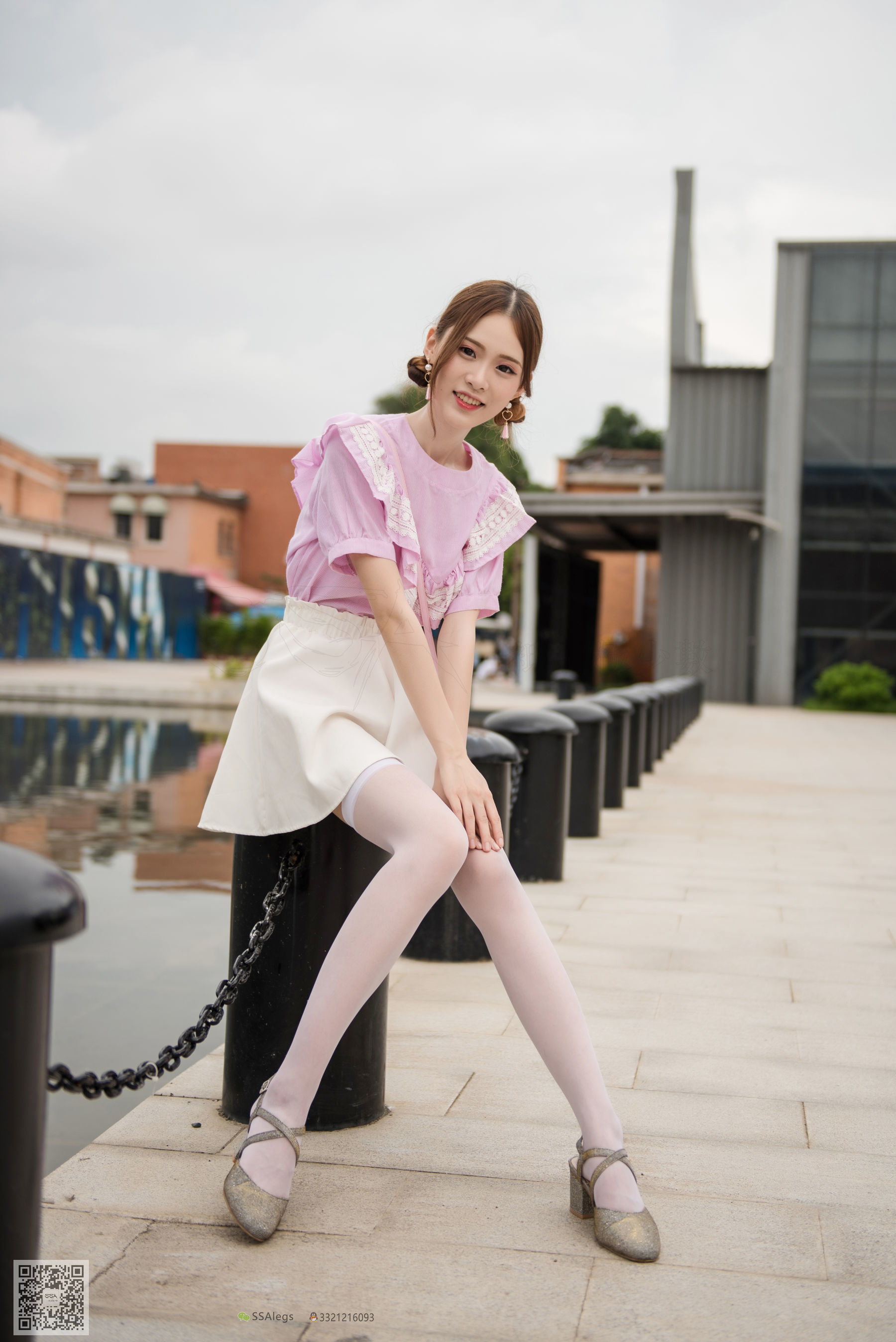 超清写真 No.009 小琪琪 超薄5D长筒丝袜街拍-图83