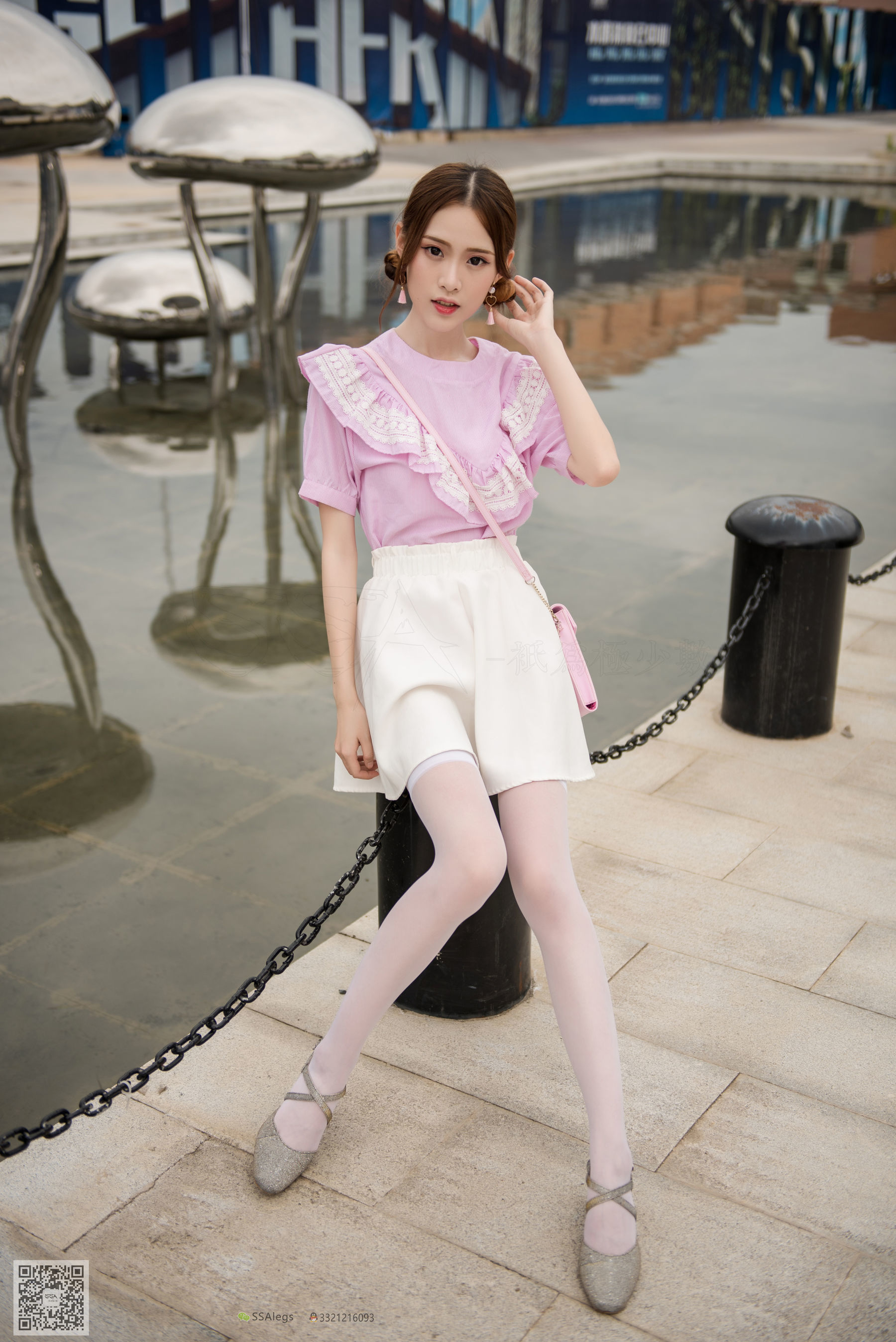 超清写真 No.009 小琪琪 超薄5D长筒丝袜街拍-图84