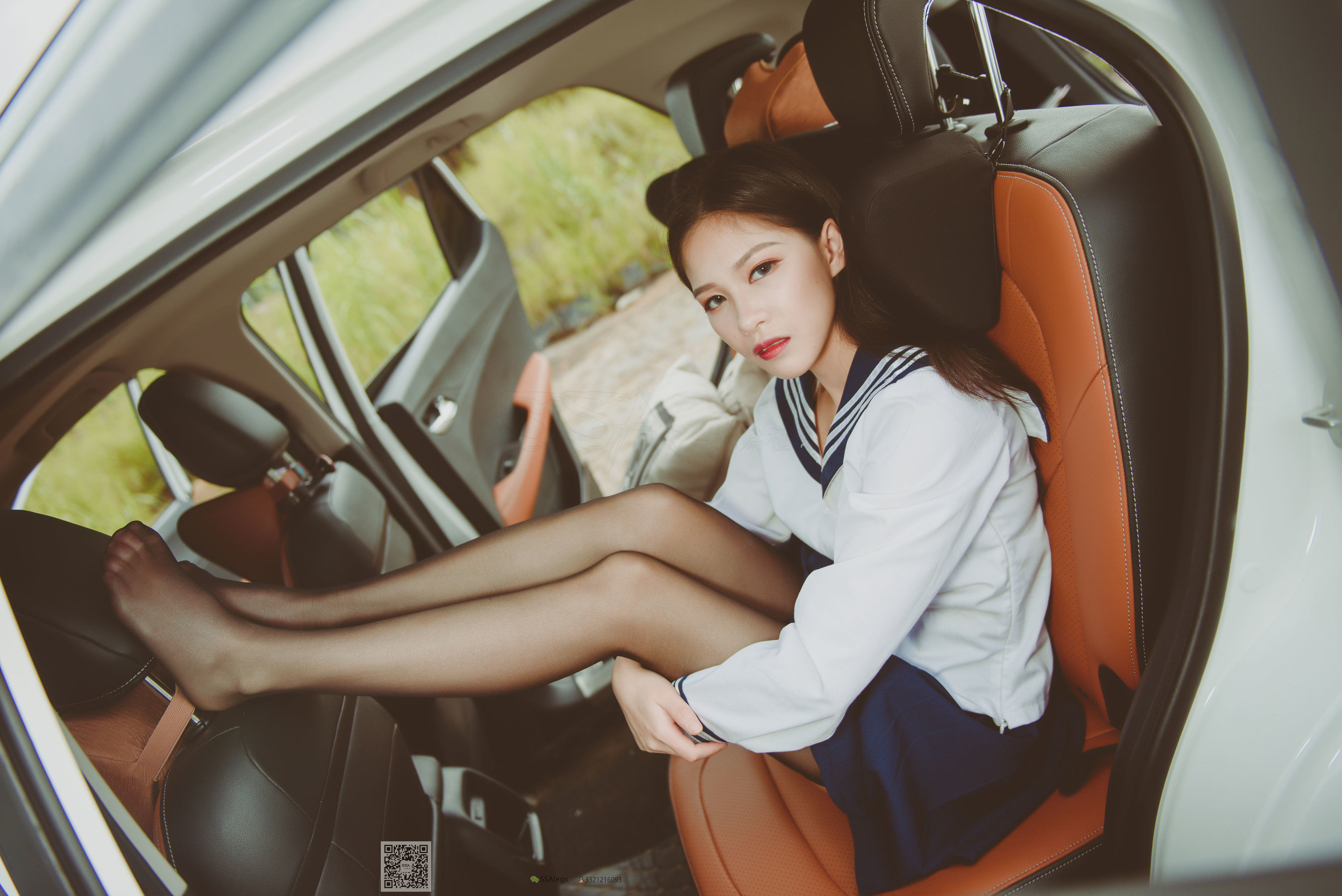 超清写真 No.017 佳佳 小丝妹开车-图16