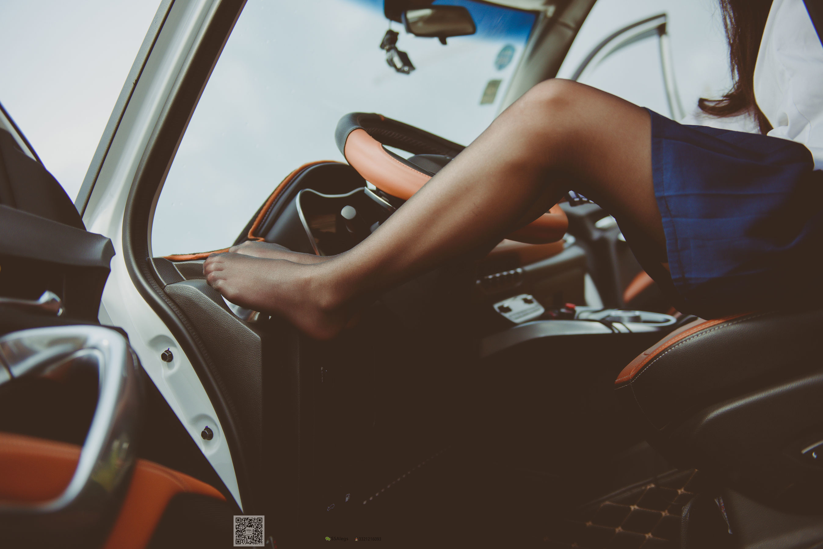 超清写真 No.017 佳佳 小丝妹开车-图45