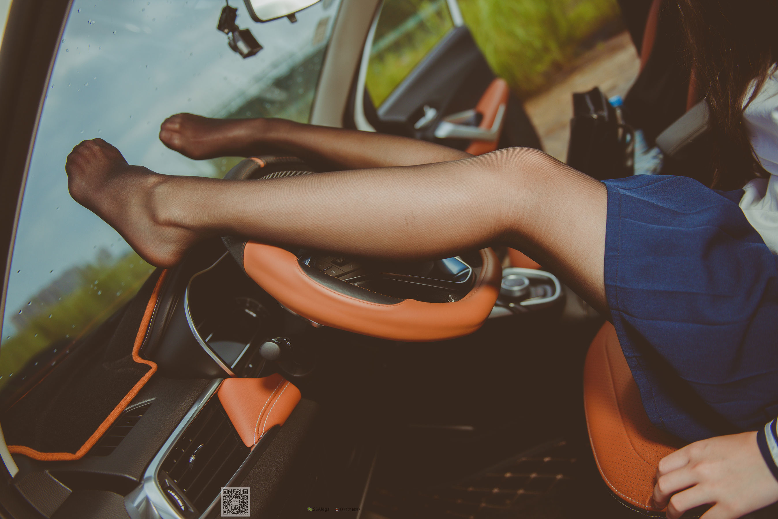 超清写真 No.017 佳佳 小丝妹开车-图47