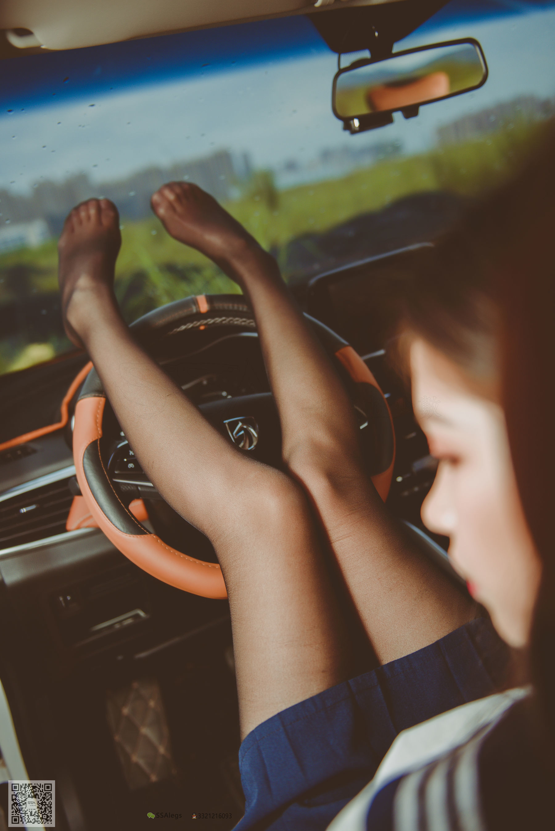 超清写真 No.017 佳佳 小丝妹开车-图50