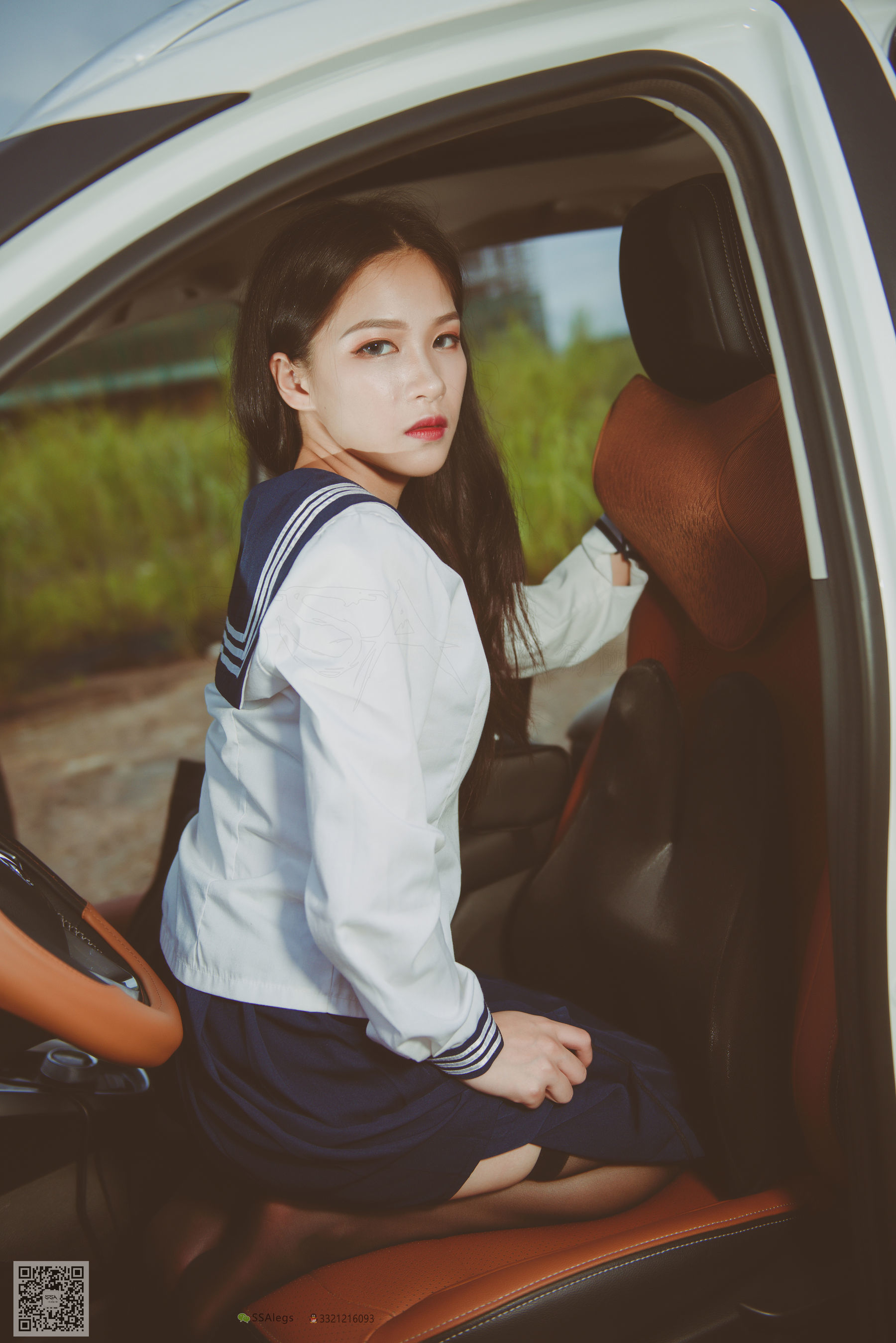 超清写真 No.017 佳佳 小丝妹开车-图54