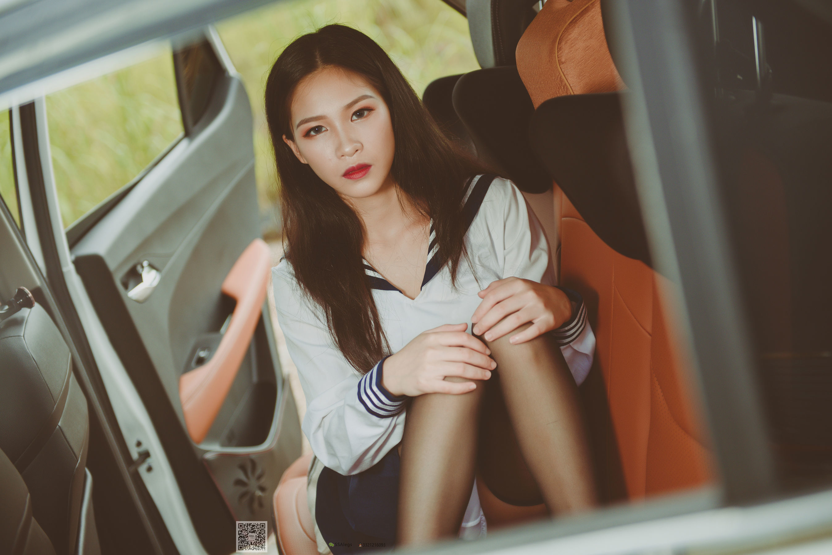 超清写真 No.017 佳佳 小丝妹开车-图8