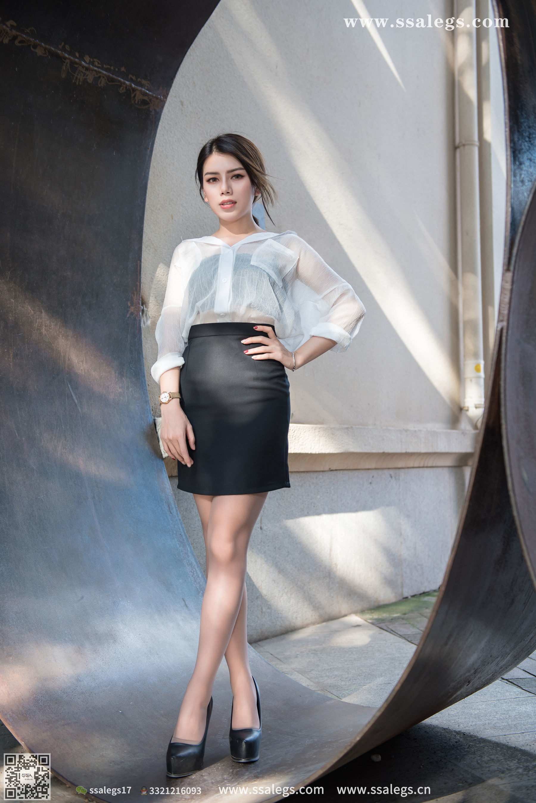 超清写真 No.021 混血美女芷沫 浪漫咖啡色丝袜-图0