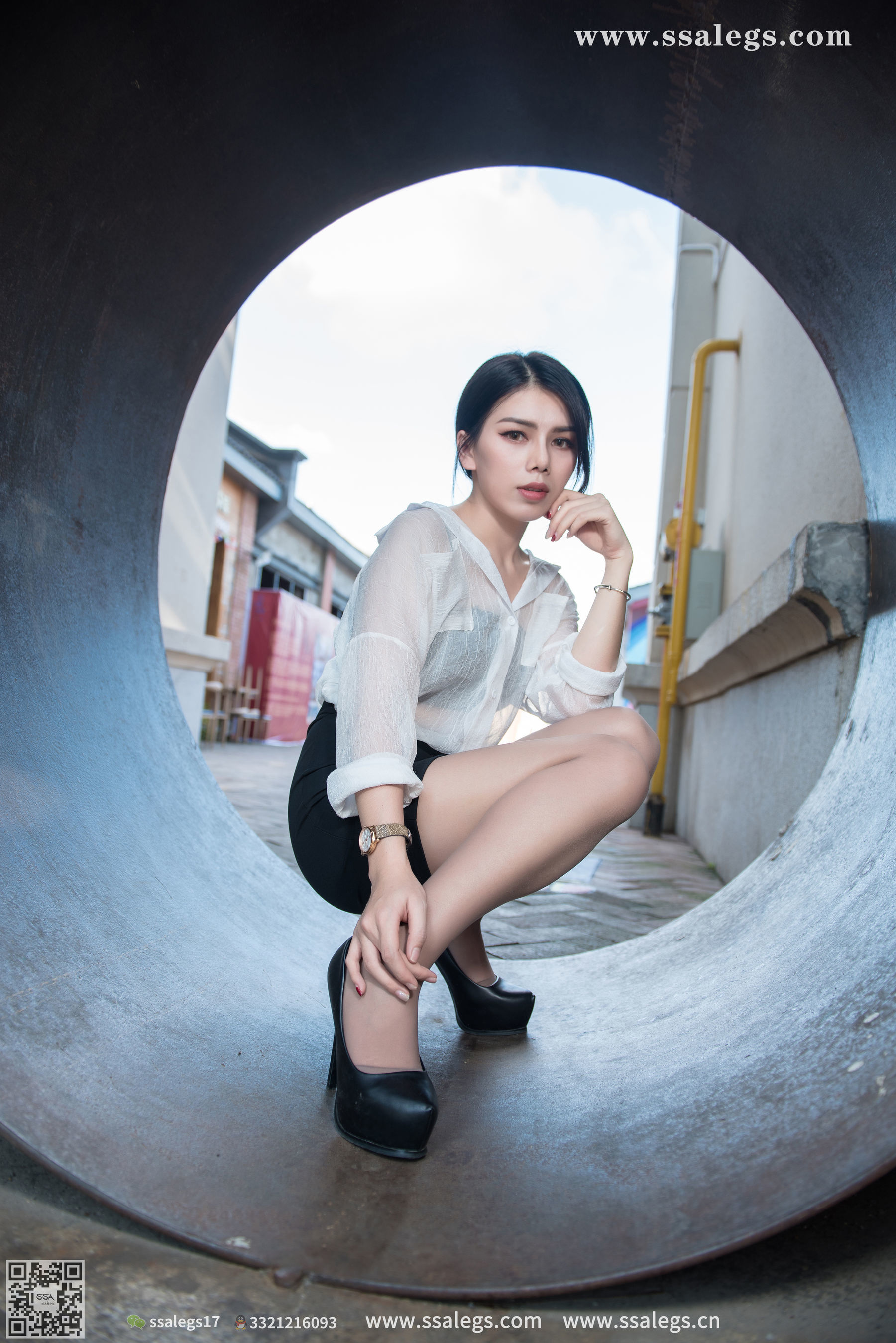 超清写真 No.021 混血美女芷沫 浪漫咖啡色丝袜-图16