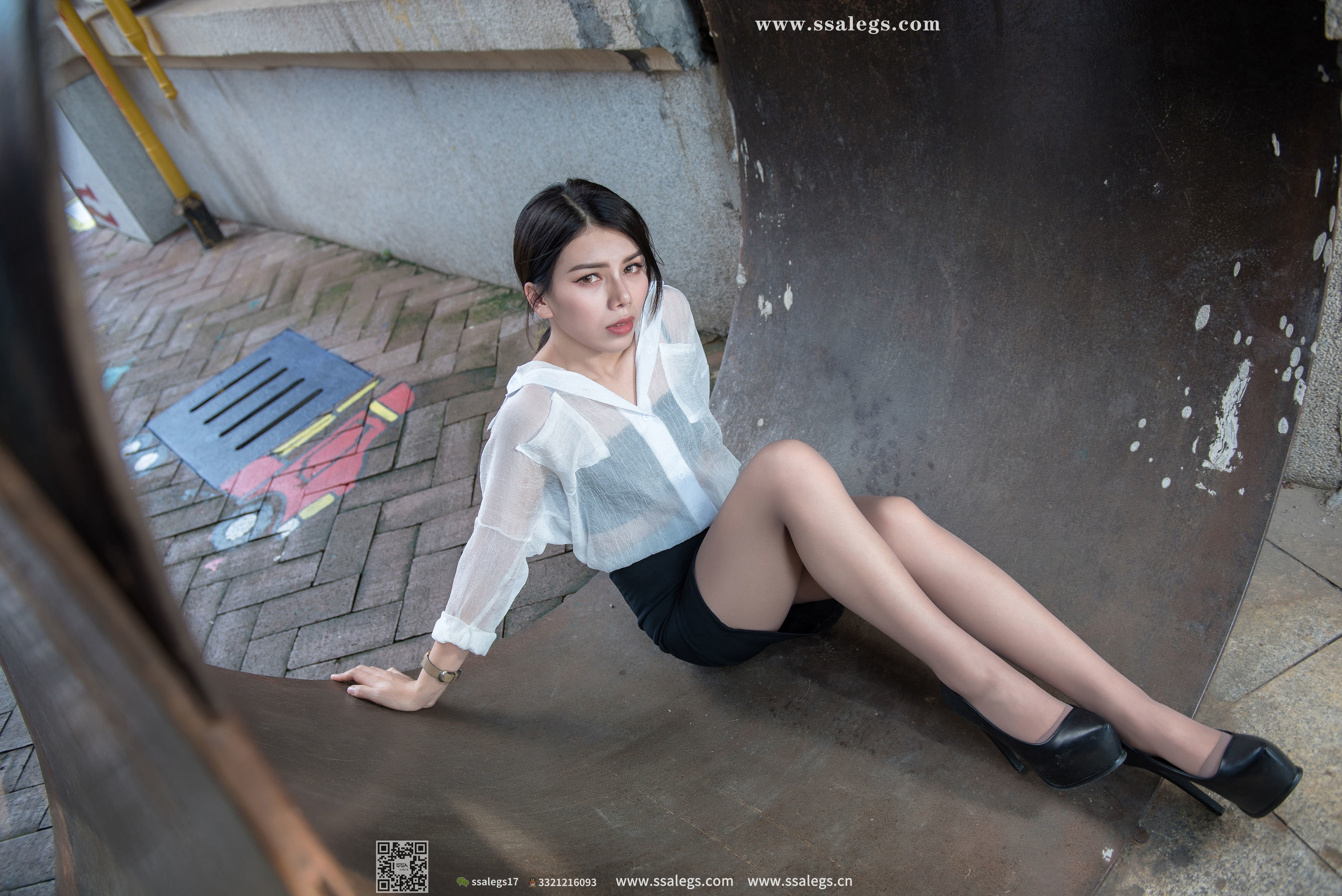 超清写真 No.021 混血美女芷沫 浪漫咖啡色丝袜-图20