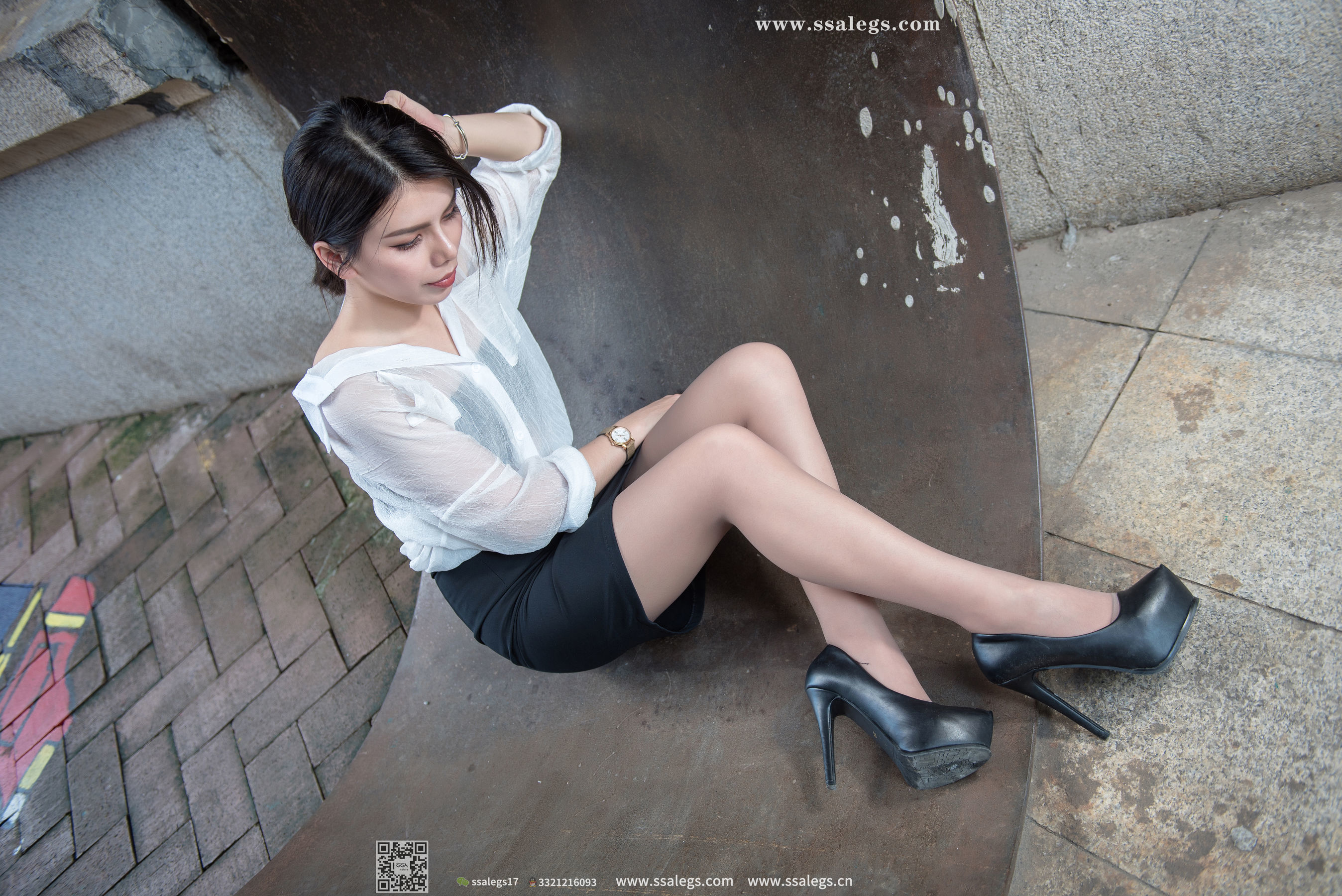 超清写真 No.021 混血美女芷沫 浪漫咖啡色丝袜-图21