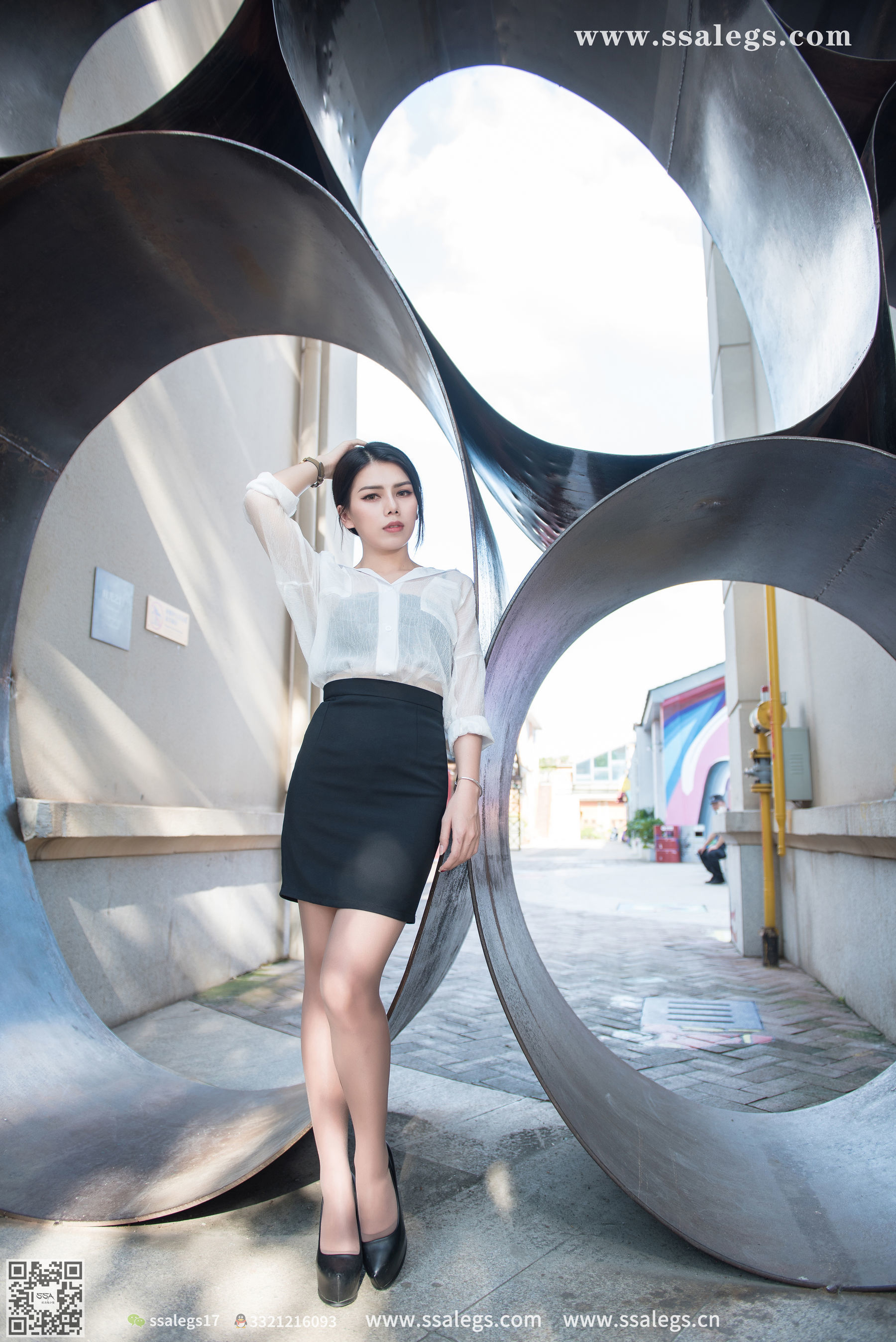 超清写真 No.021 混血美女芷沫 浪漫咖啡色丝袜-图88