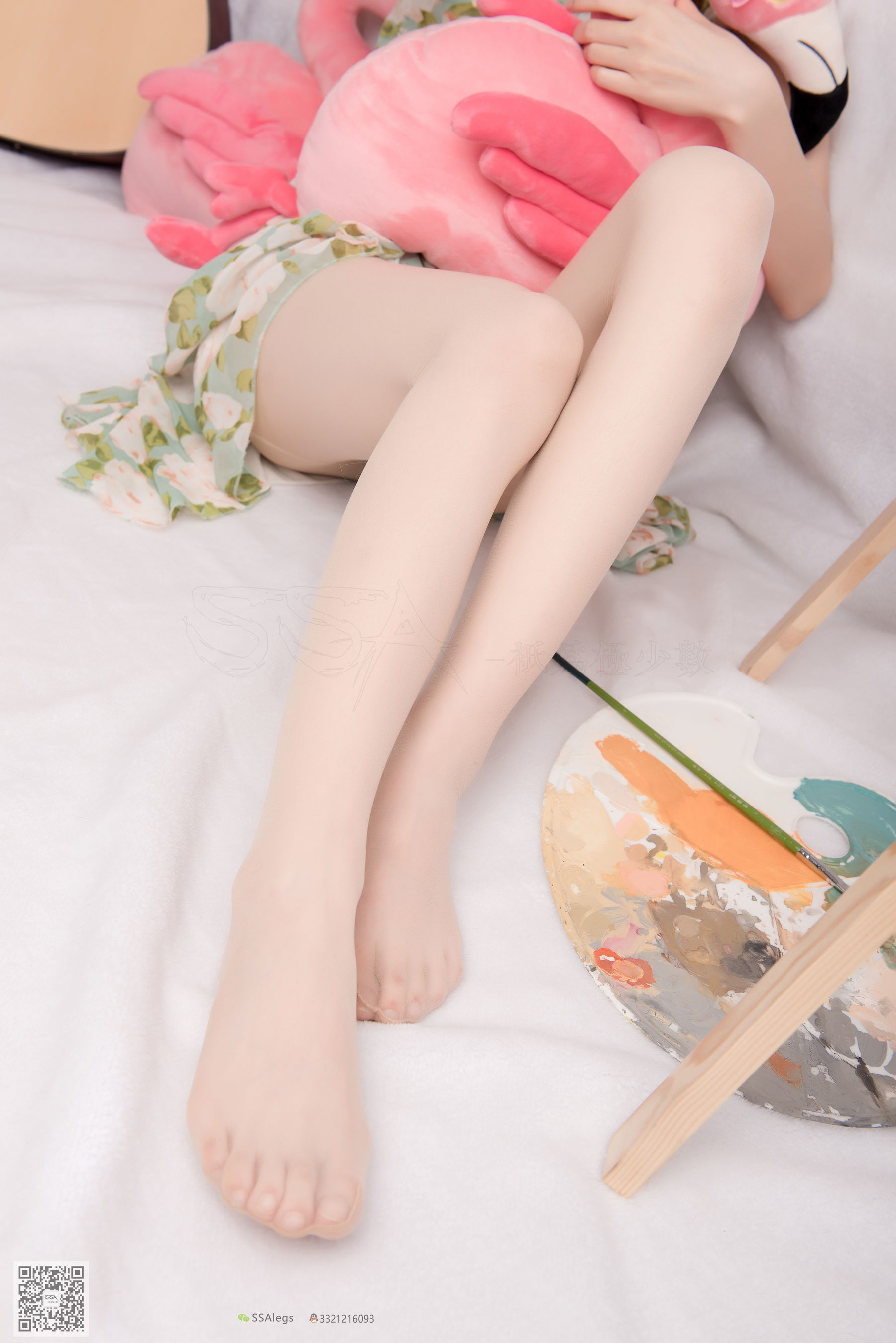 超清写真 No.022 琪琪 化身灵魂画师肉丝美足-图1