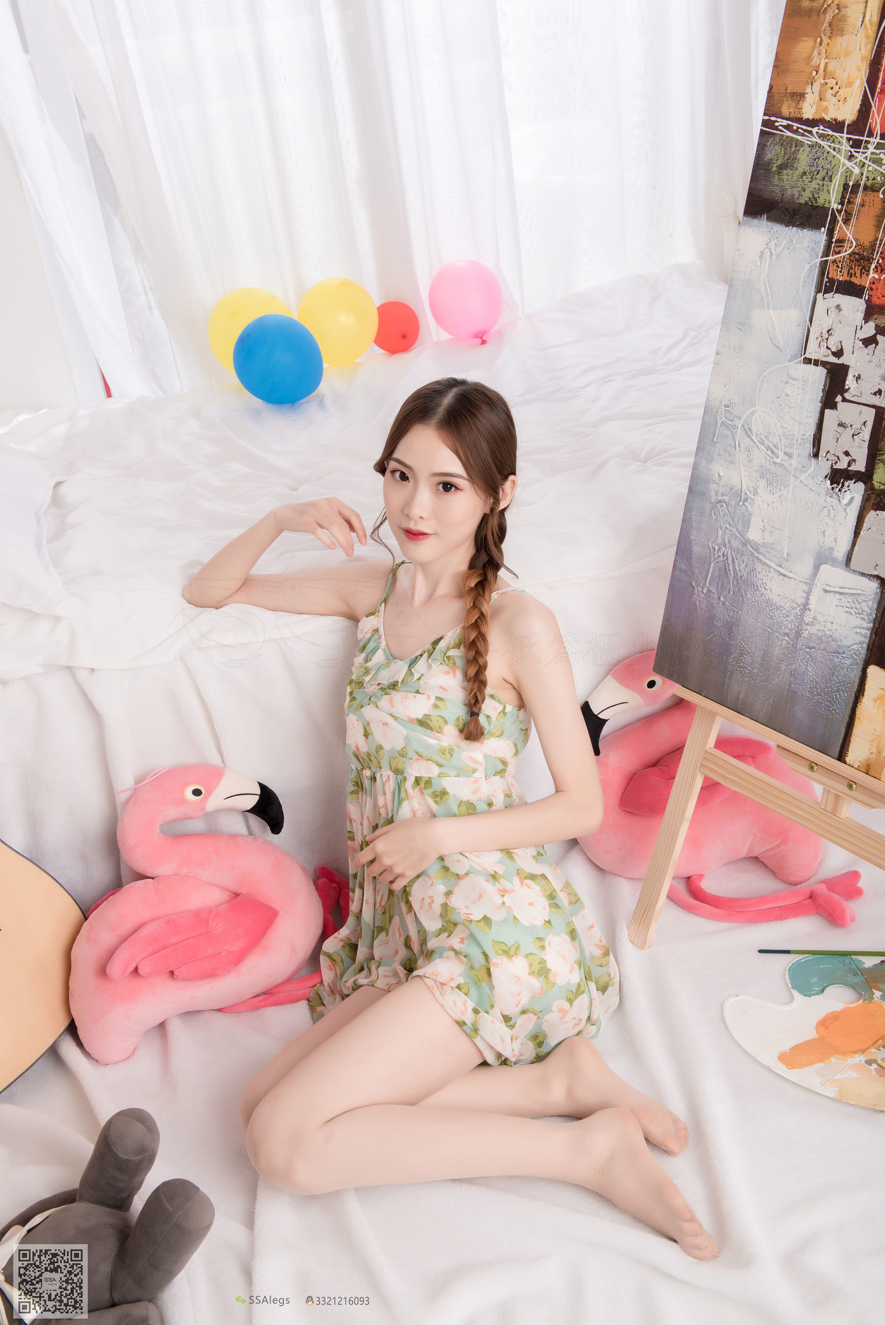 超清写真 No.022 琪琪 化身灵魂画师肉丝美足-图32