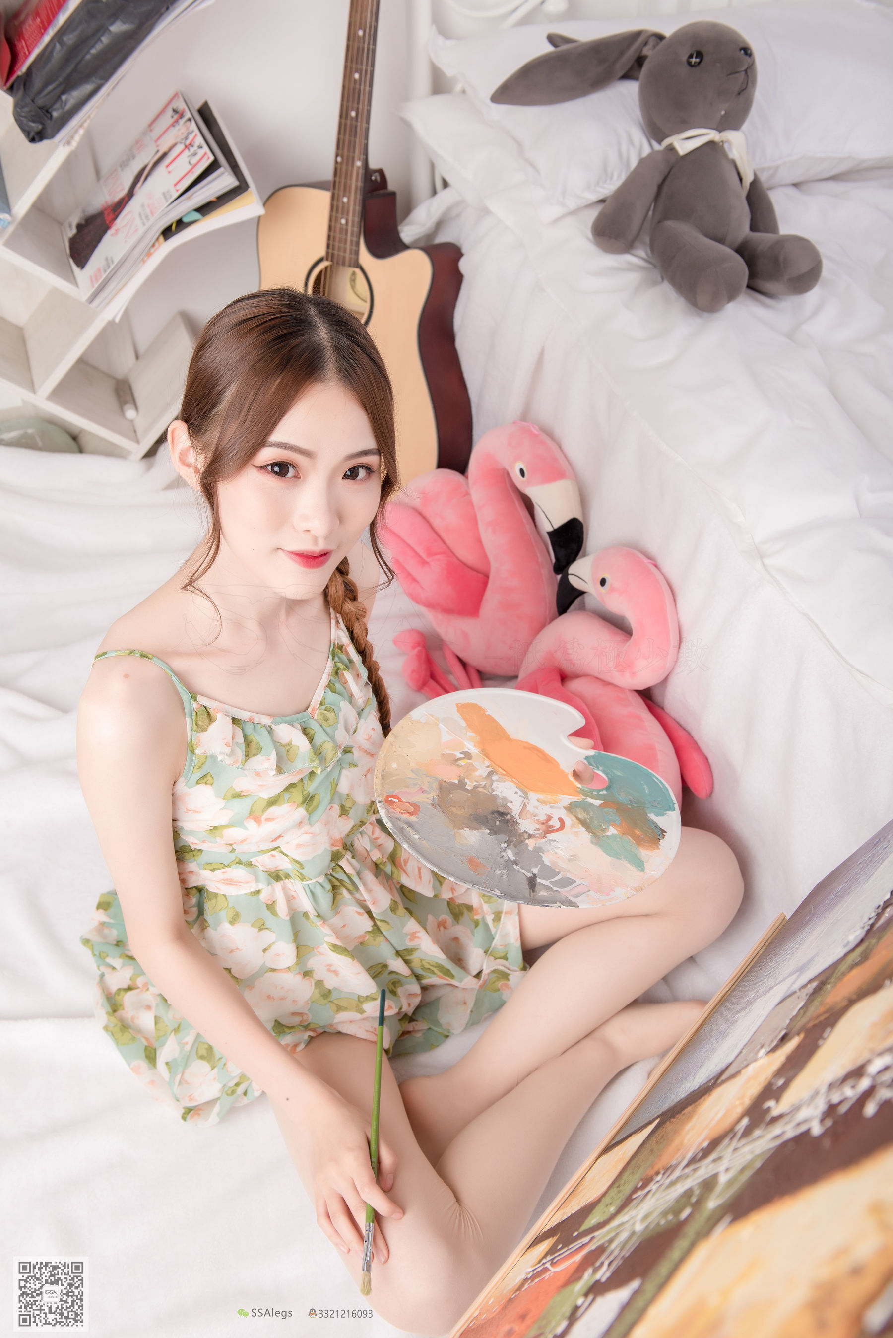 超清写真 No.022 琪琪 化身灵魂画师肉丝美足-图33