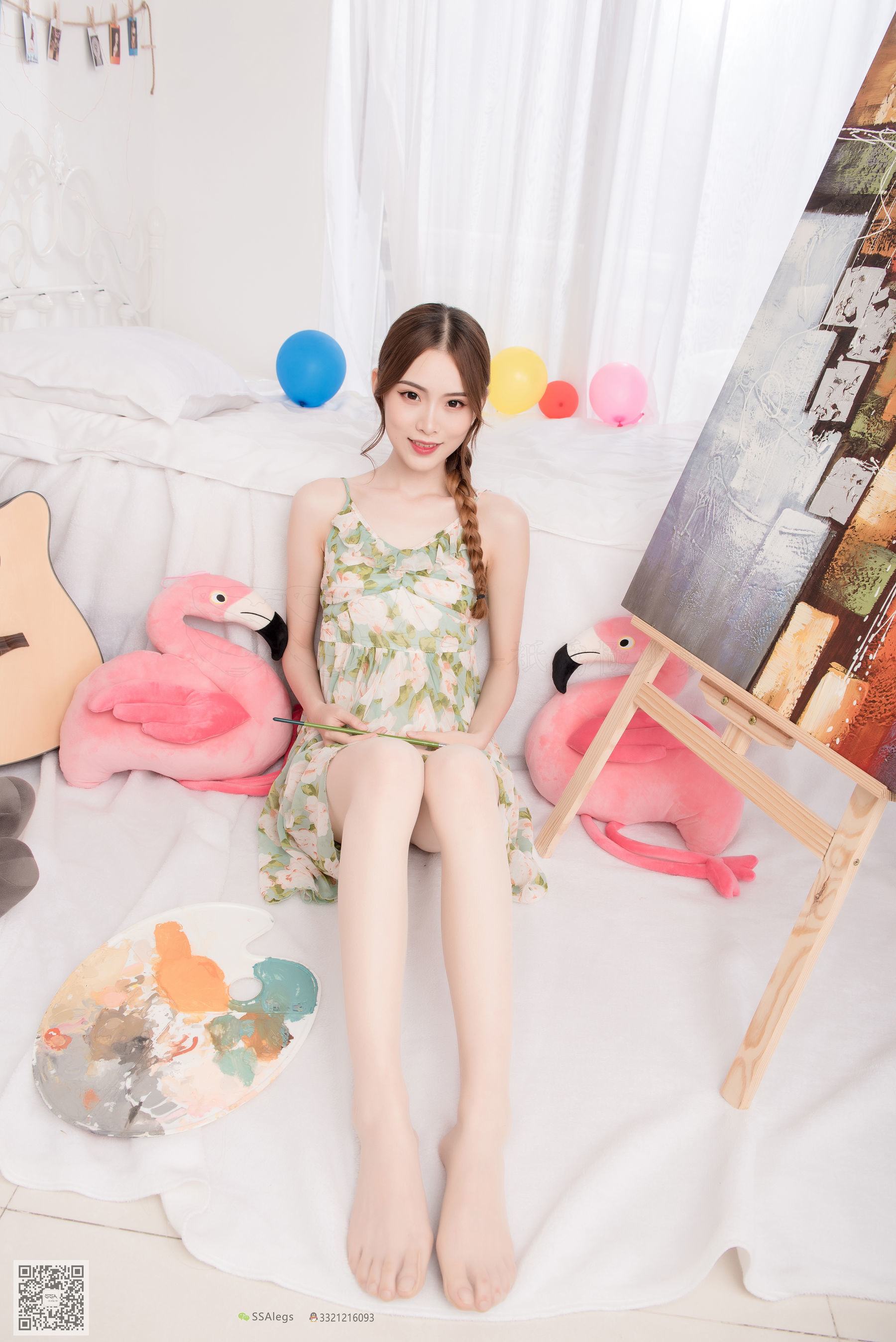 超清写真 No.022 琪琪 化身灵魂画师肉丝美足-图40