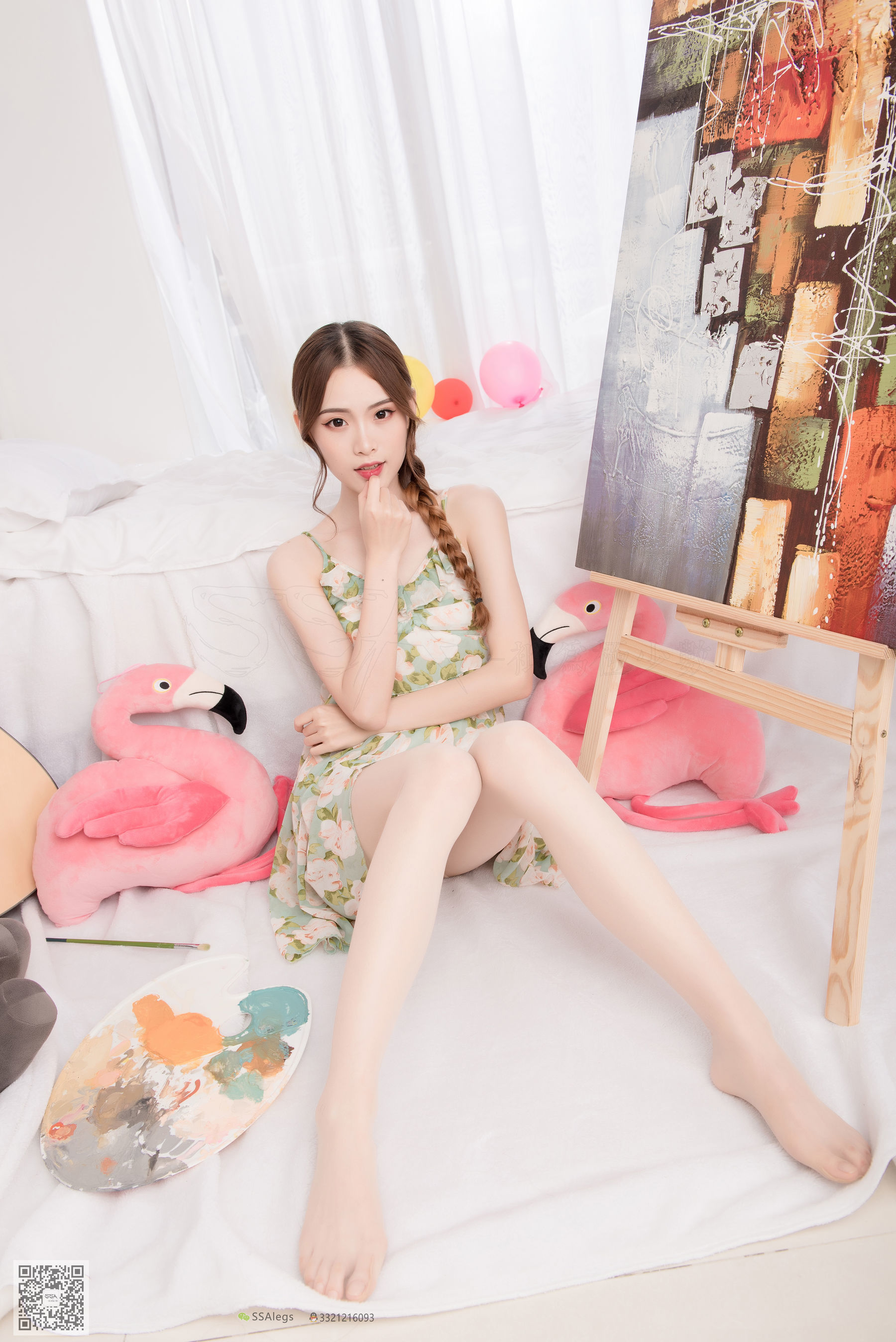 超清写真 No.022 琪琪 化身灵魂画师肉丝美足-图41