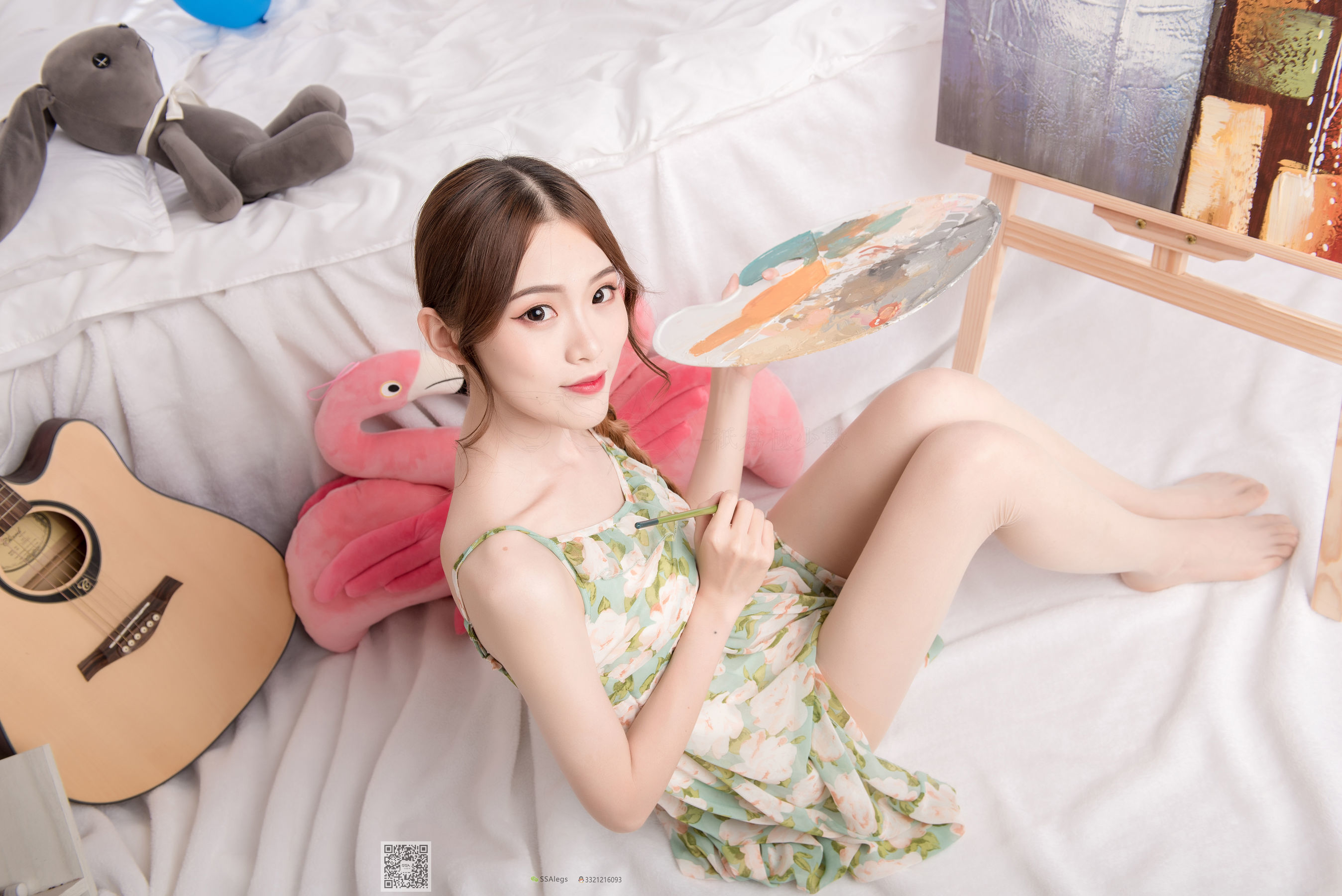 超清写真 No.022 琪琪 化身灵魂画师肉丝美足-图44