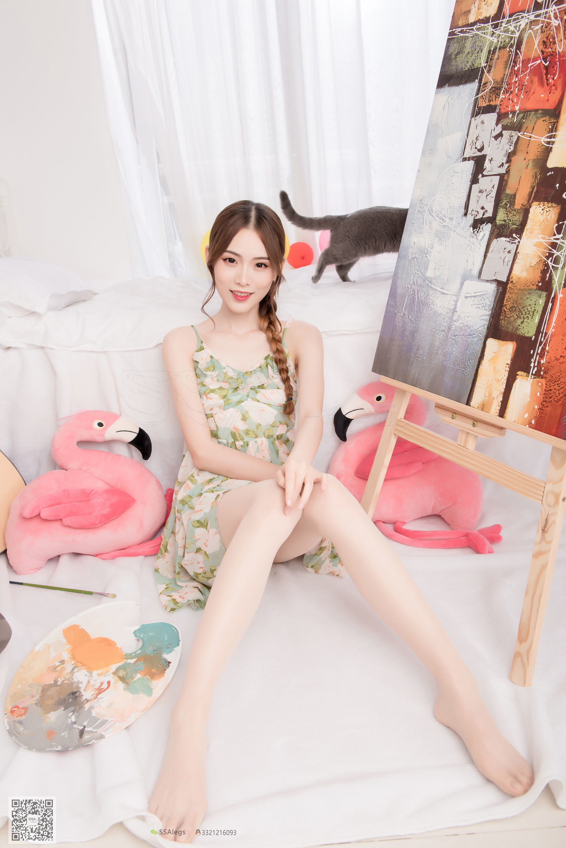 超清写真 No.022 琪琪 化身灵魂画师肉丝美足-图52