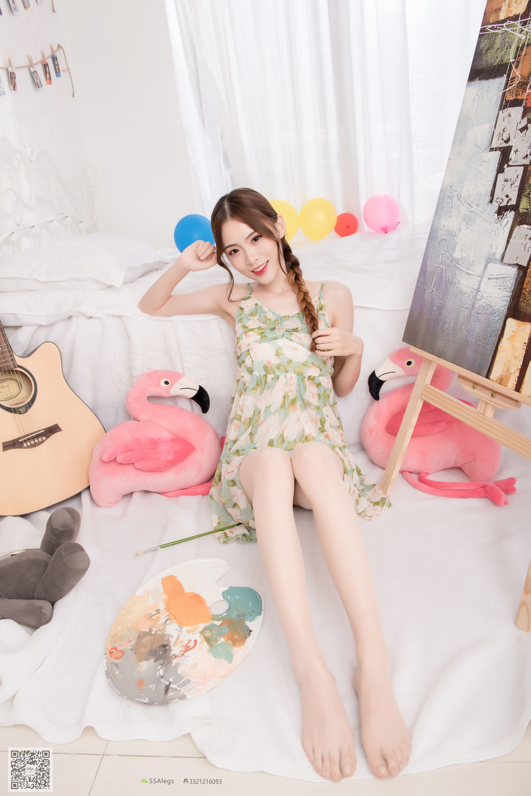 超清写真 No.022 琪琪 化身灵魂画师肉丝美足-图82