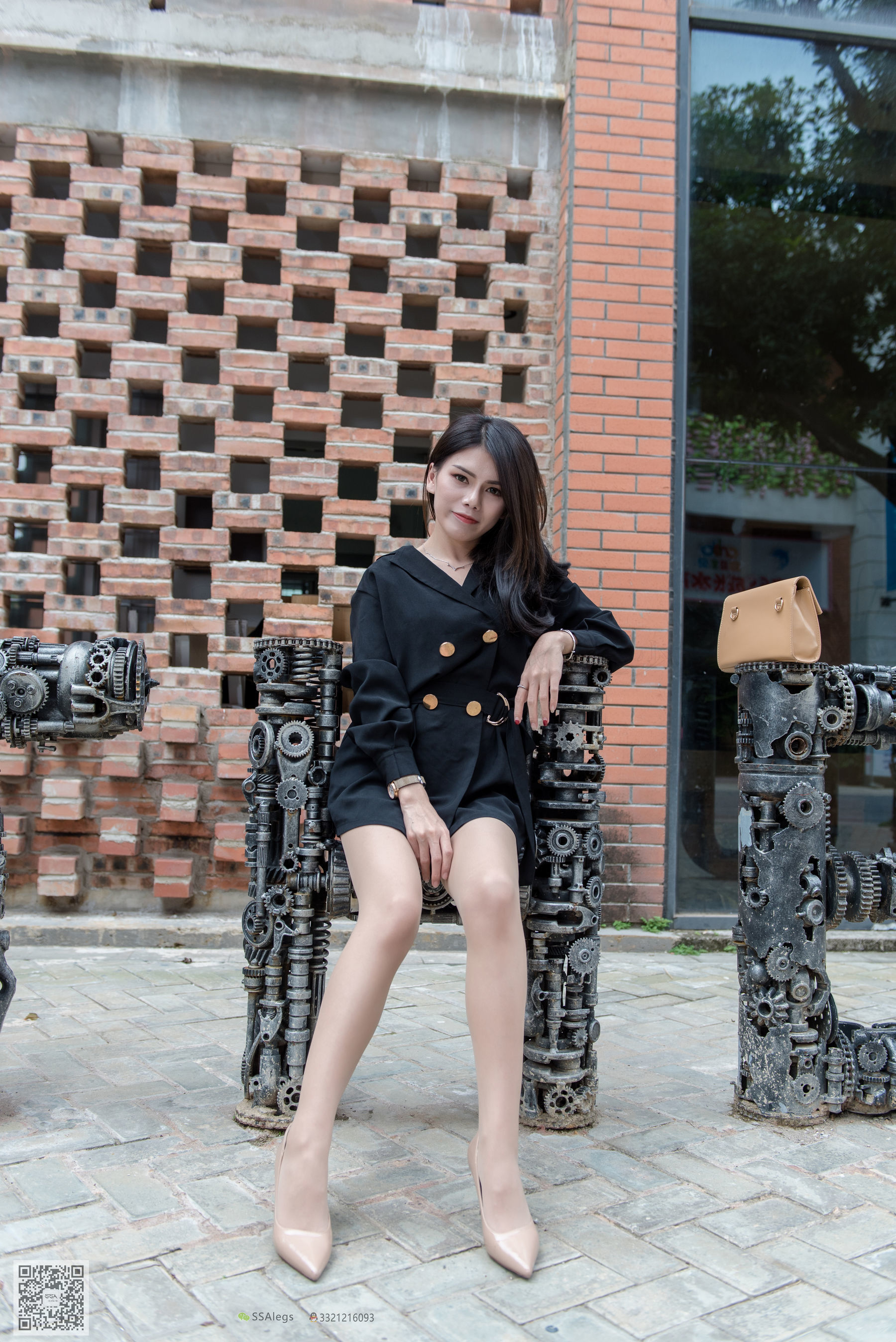 超清写真 No.024 高冷混血女王芷沫 肉丝街拍-图70