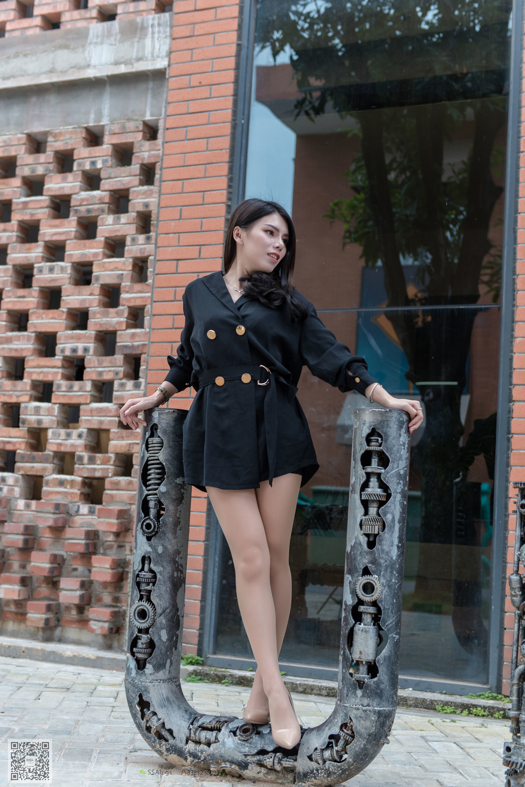 超清写真 No.024 高冷混血女王芷沫 肉丝街拍-图74