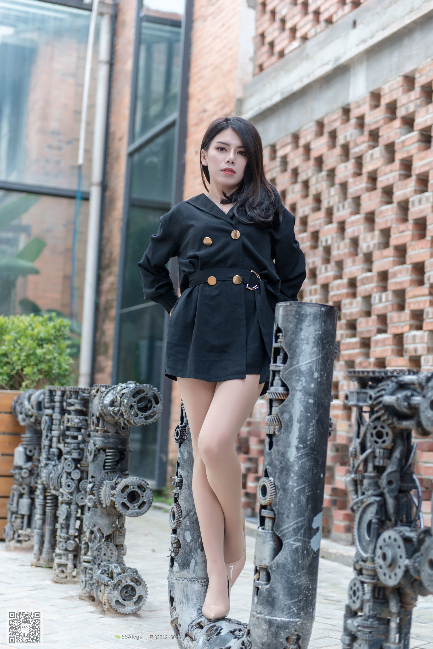 超清写真 No.024 高冷混血女王芷沫 肉丝街拍-图76