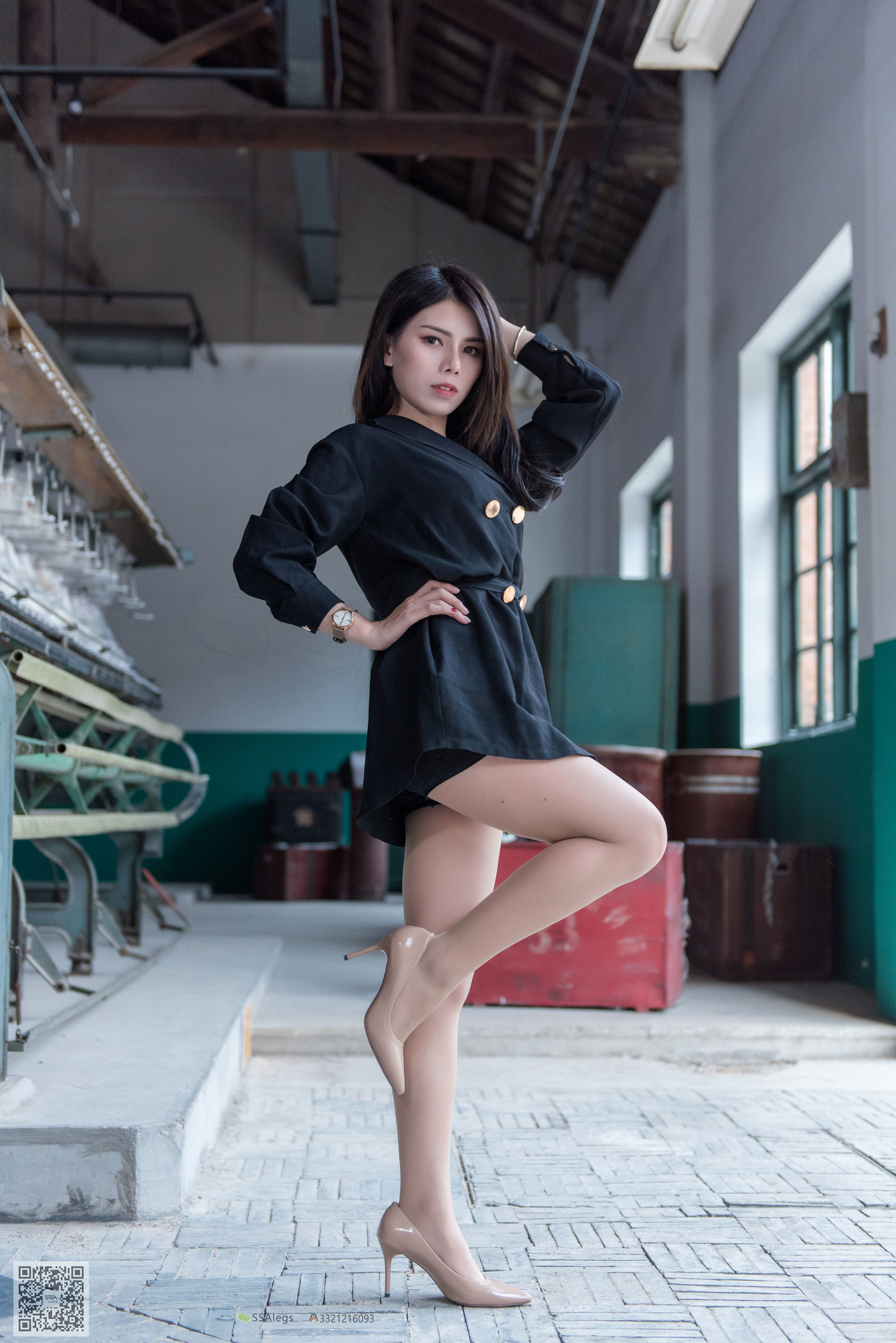 超清写真 No.024 高冷混血女王芷沫 肉丝街拍-图96