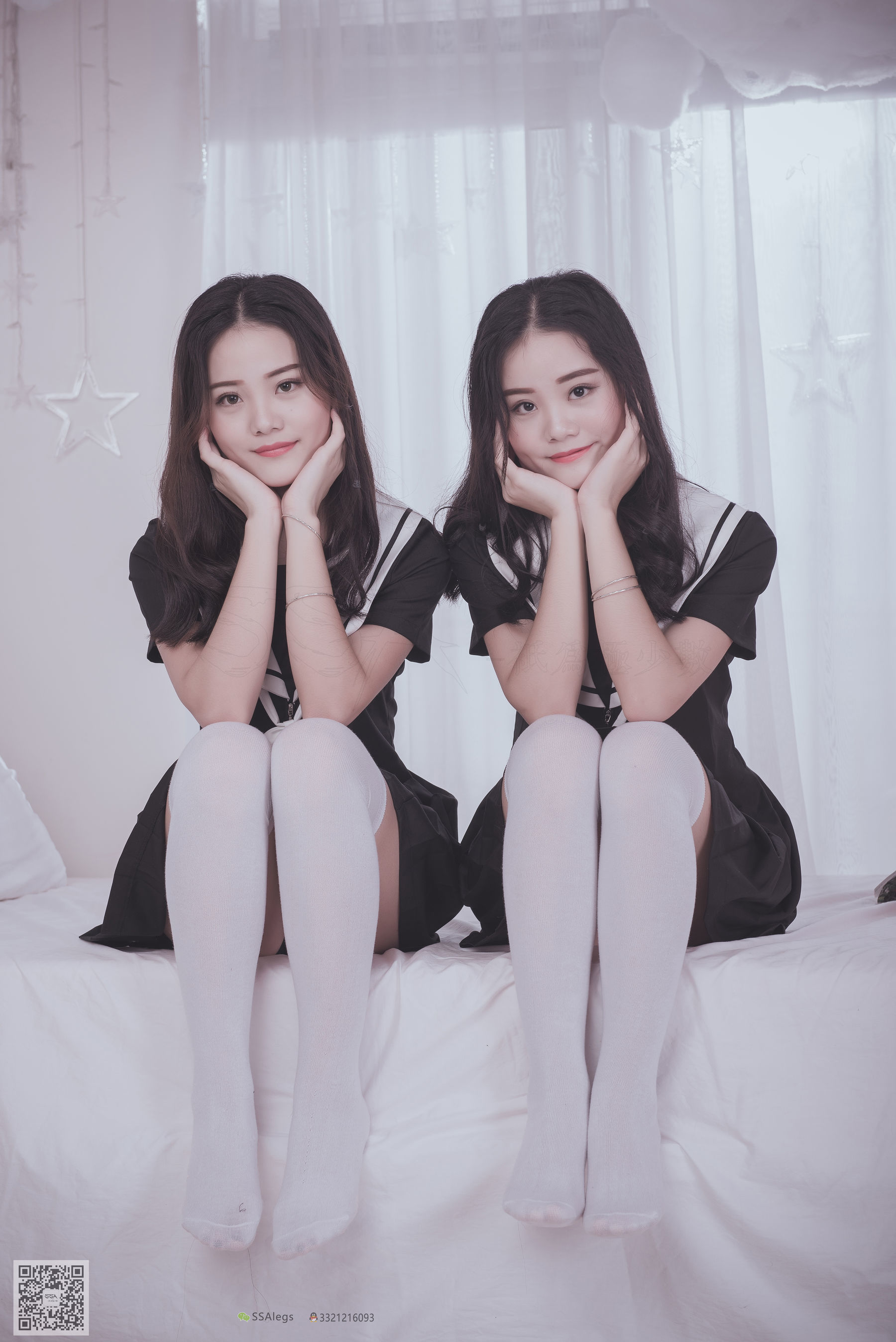 超清写真 No.028 青青姐妹 姐妹花的JK情-图18