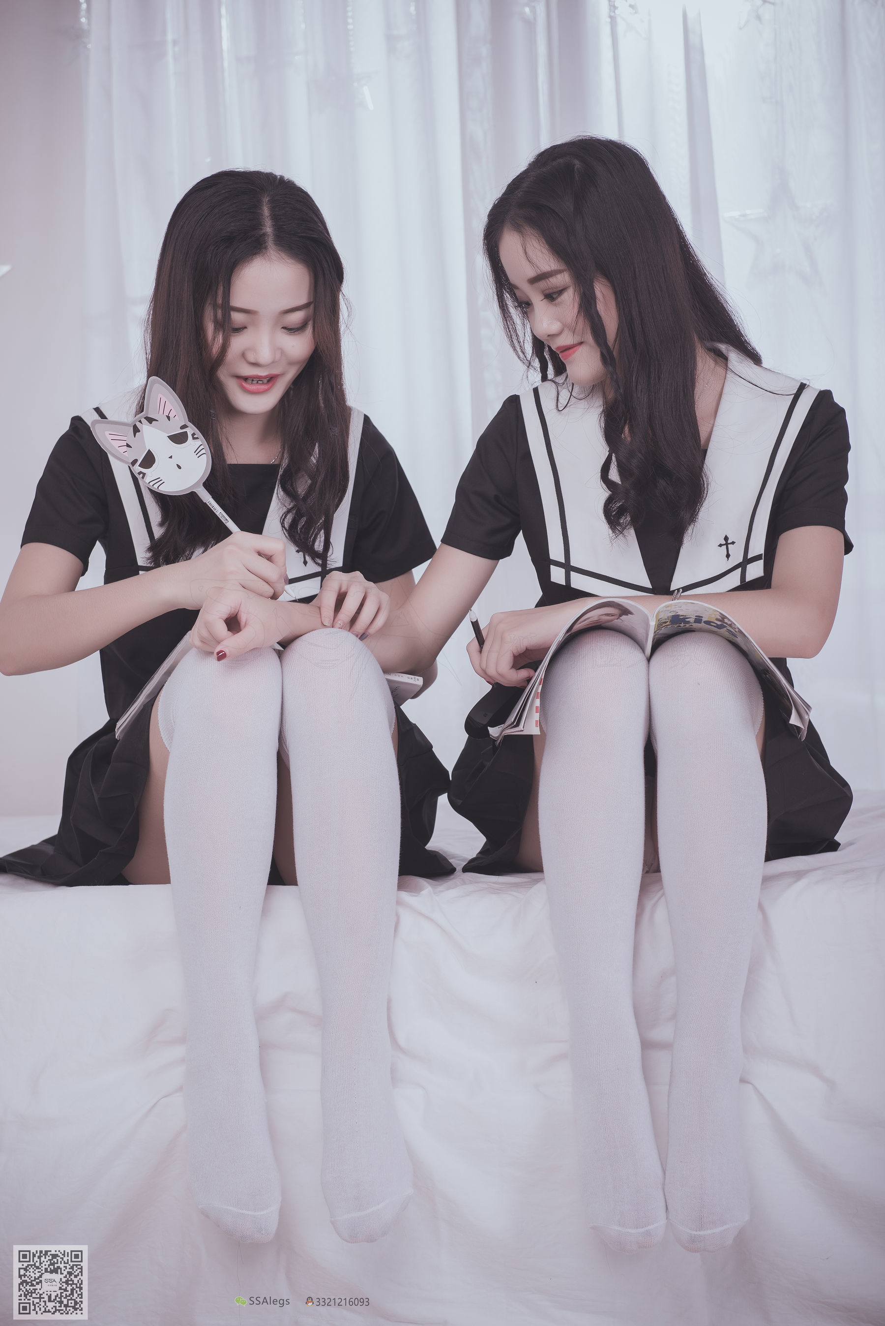 超清写真 No.028 青青姐妹 姐妹花的JK情-图25