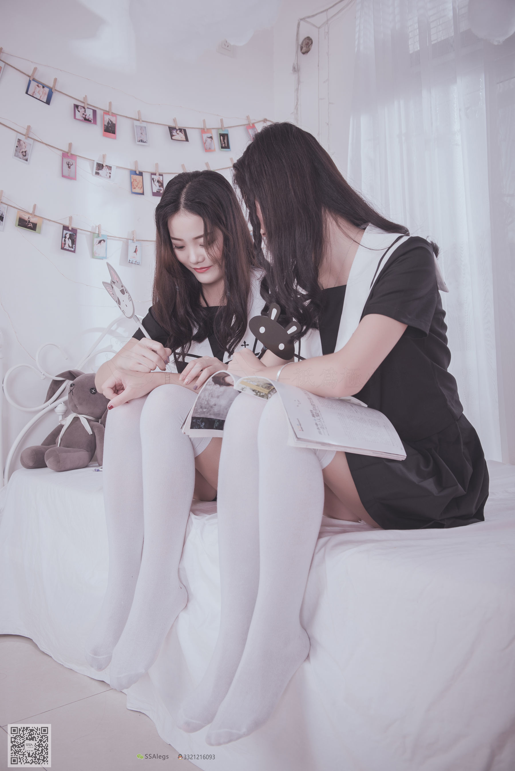 超清写真 No.028 青青姐妹 姐妹花的JK情-图30