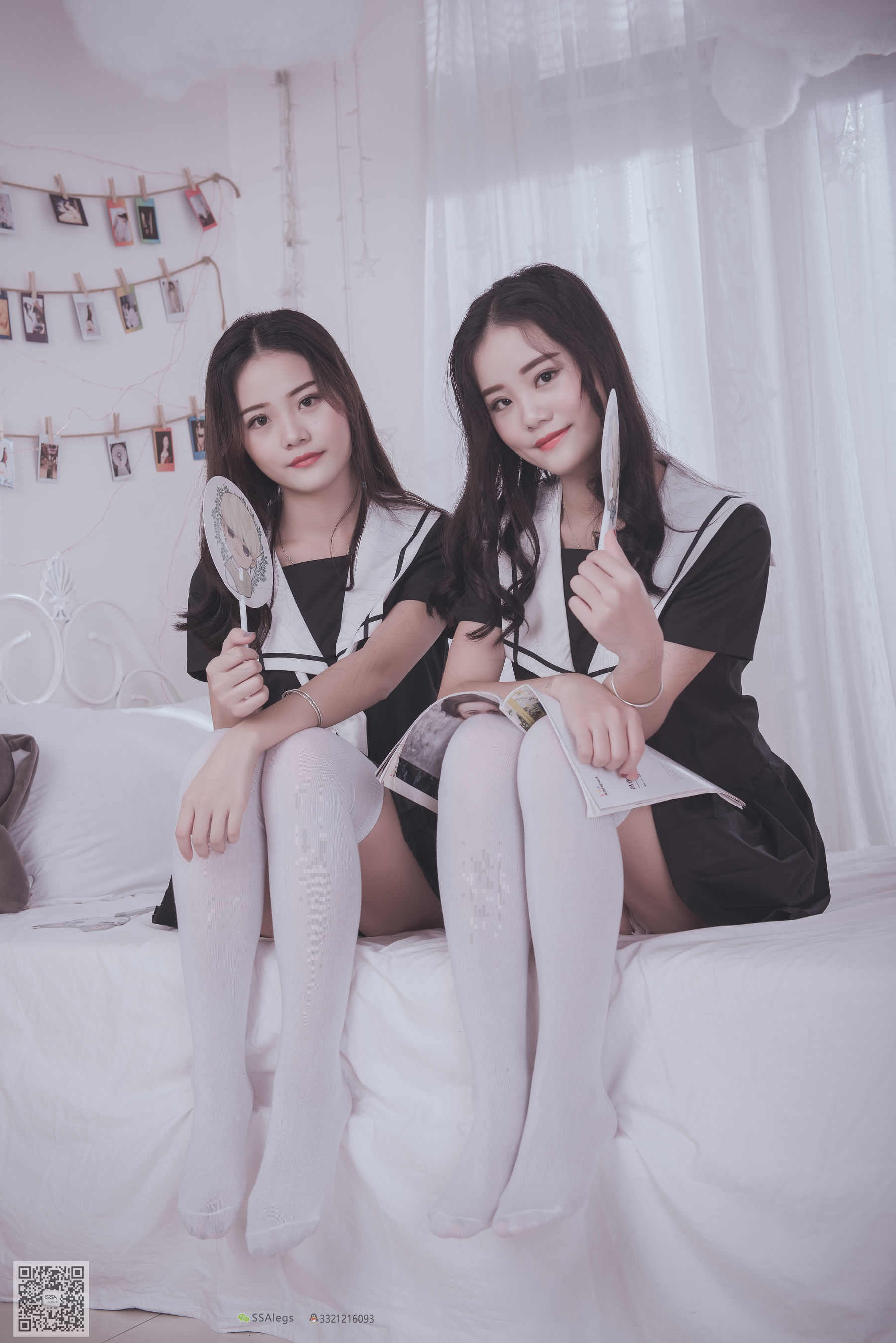 超清写真 No.028 青青姐妹 姐妹花的JK情-图31