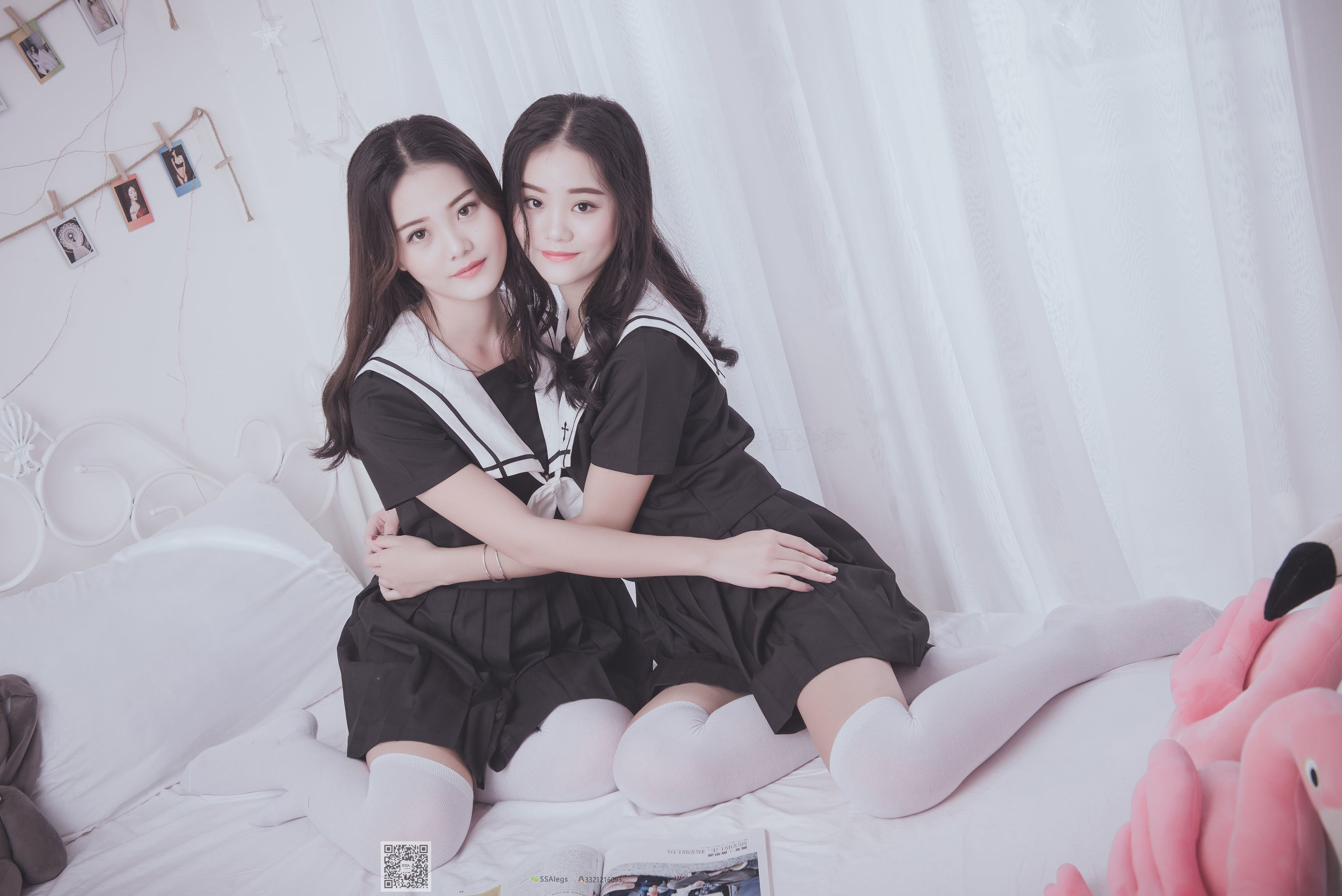 超清写真 No.028 青青姐妹 姐妹花的JK情-图33