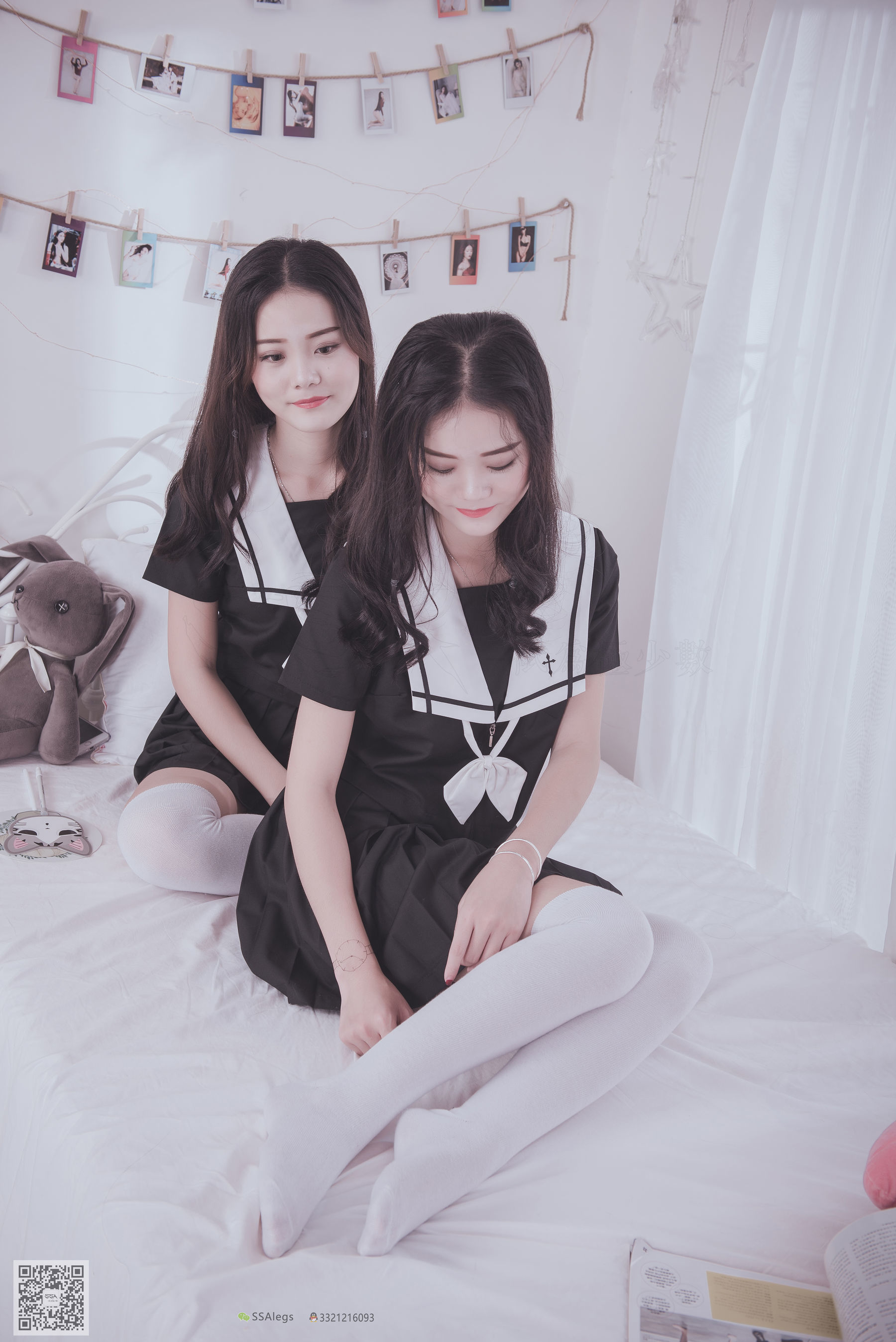 超清写真 No.028 青青姐妹 姐妹花的JK情-图34