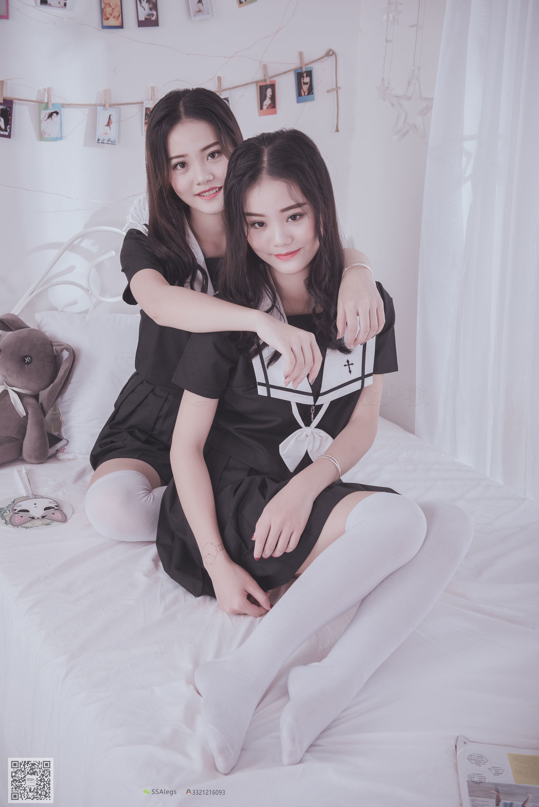 超清写真 No.028 青青姐妹 姐妹花的JK情-图35