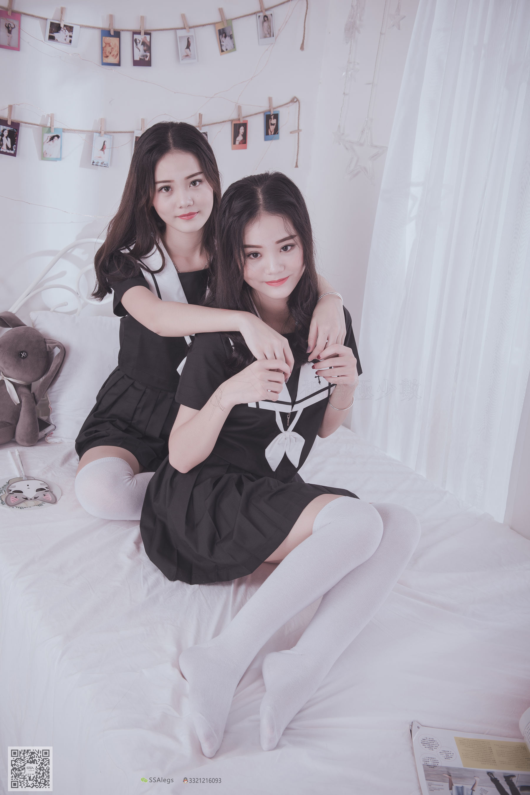 超清写真 No.028 青青姐妹 姐妹花的JK情-图37