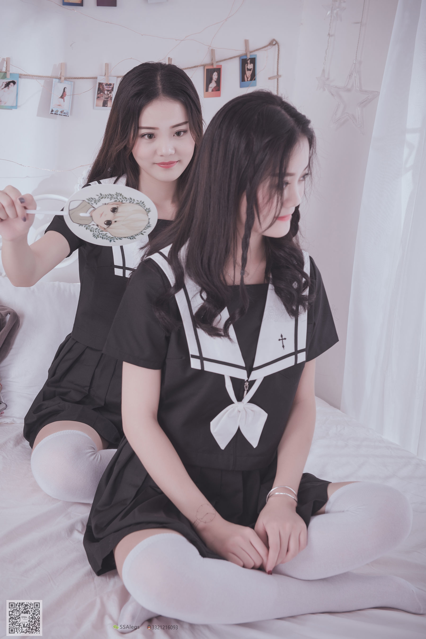 超清写真 No.028 青青姐妹 姐妹花的JK情-图38