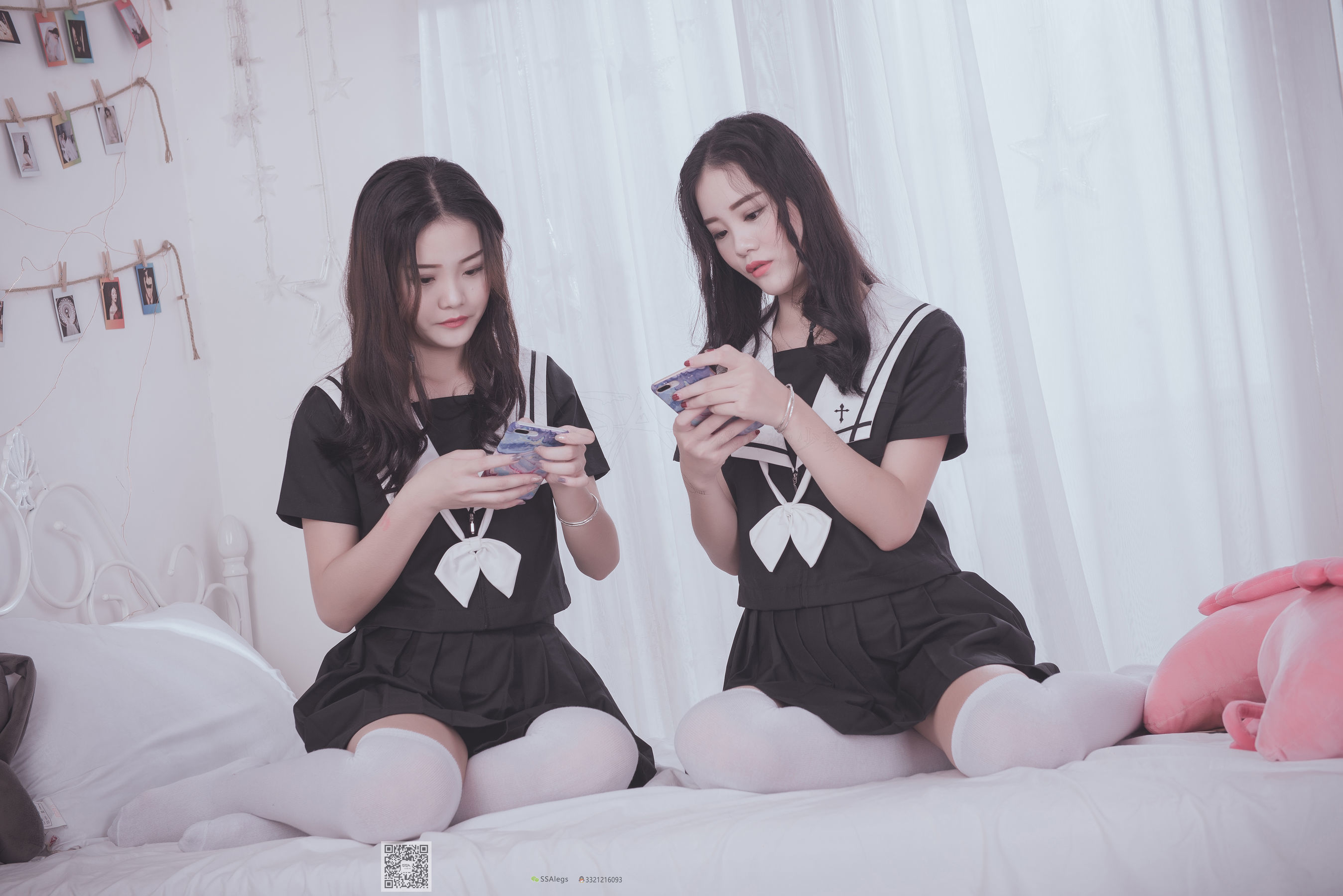 超清写真 No.028 青青姐妹 姐妹花的JK情-图41