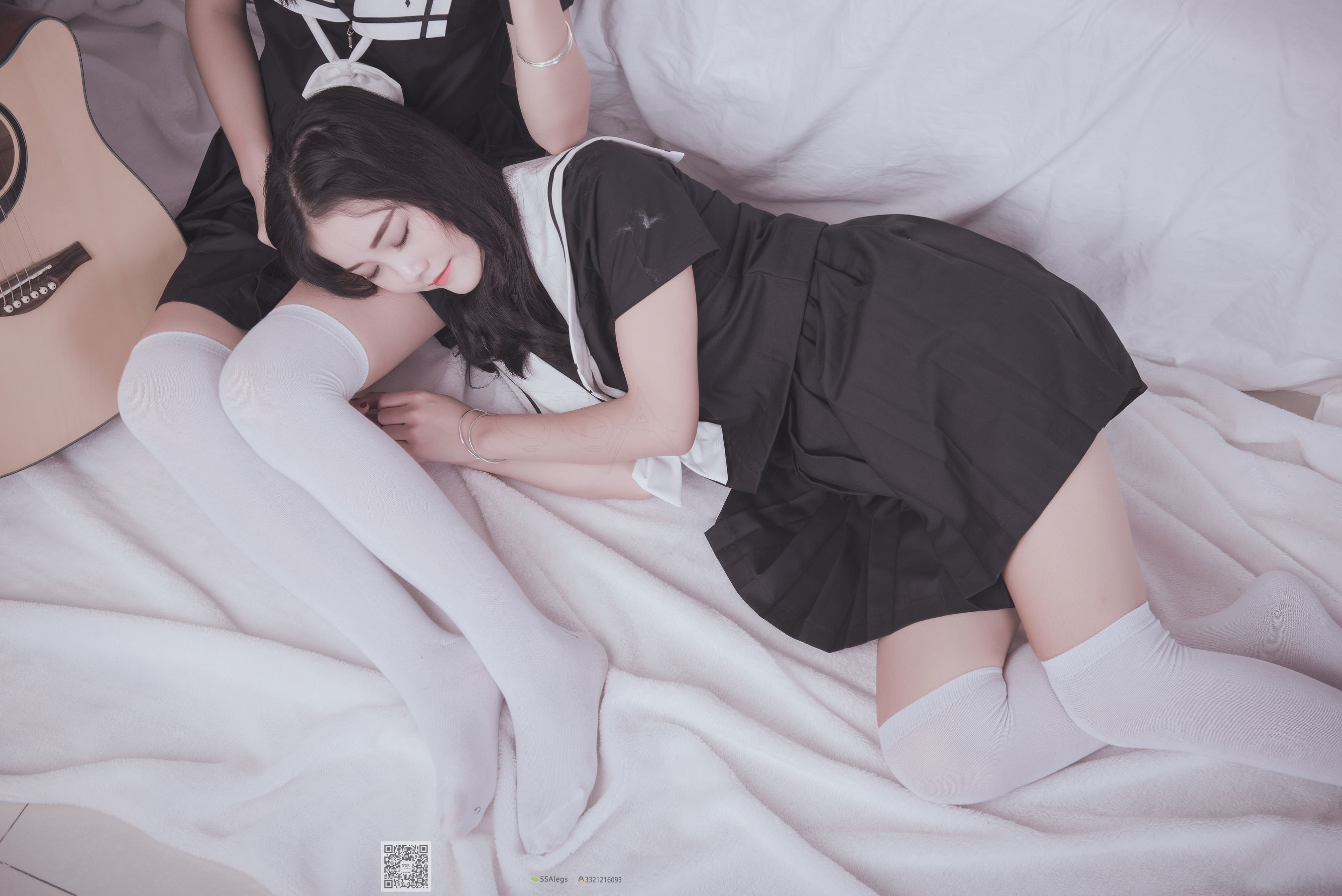 超清写真 No.028 青青姐妹 姐妹花的JK情-图43