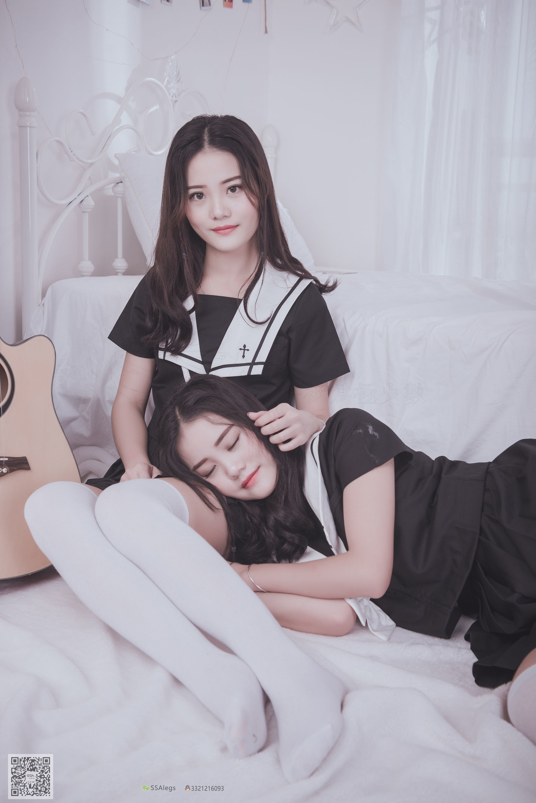 超清写真 No.028 青青姐妹 姐妹花的JK情-图45