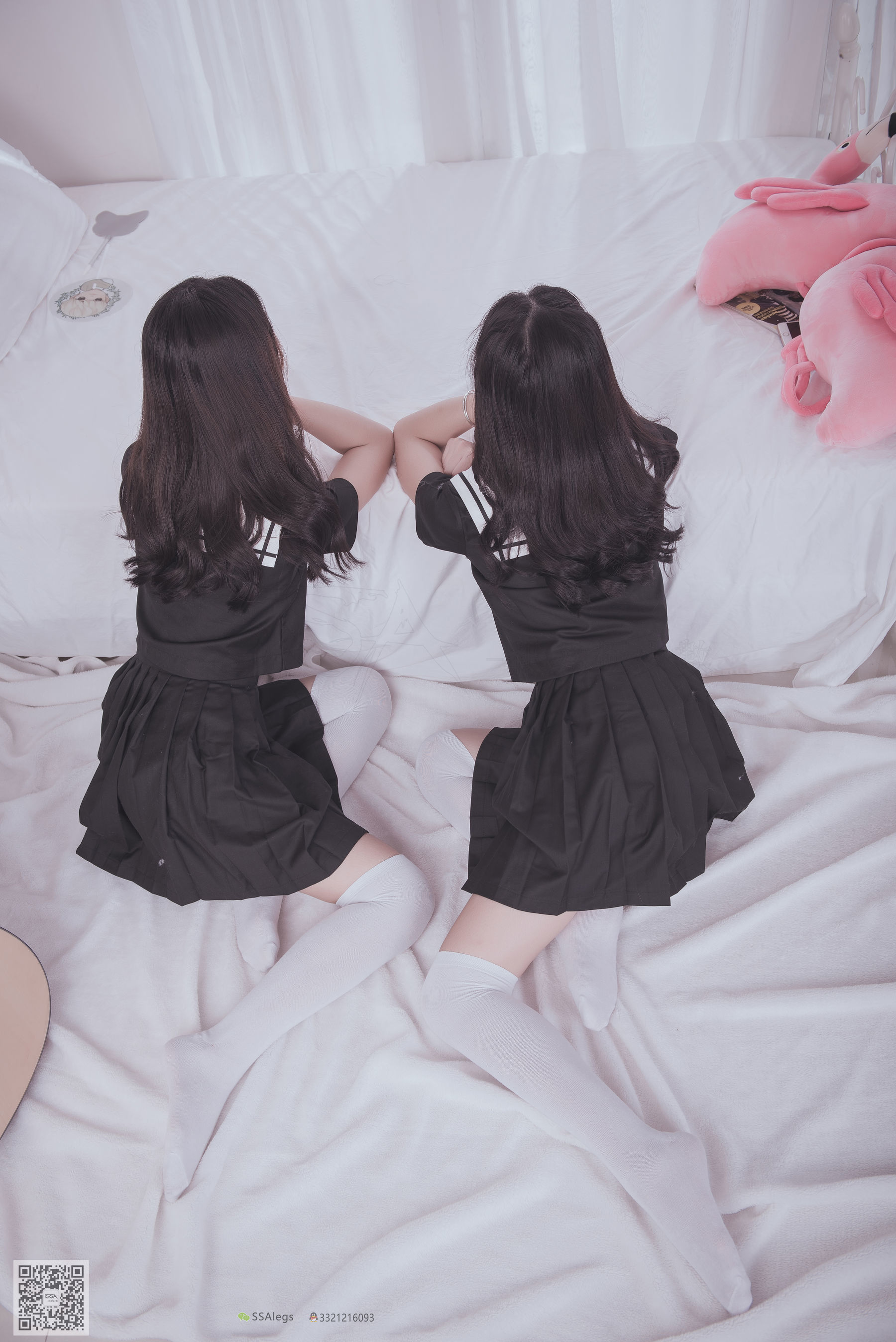 超清写真 No.028 青青姐妹 姐妹花的JK情-图46