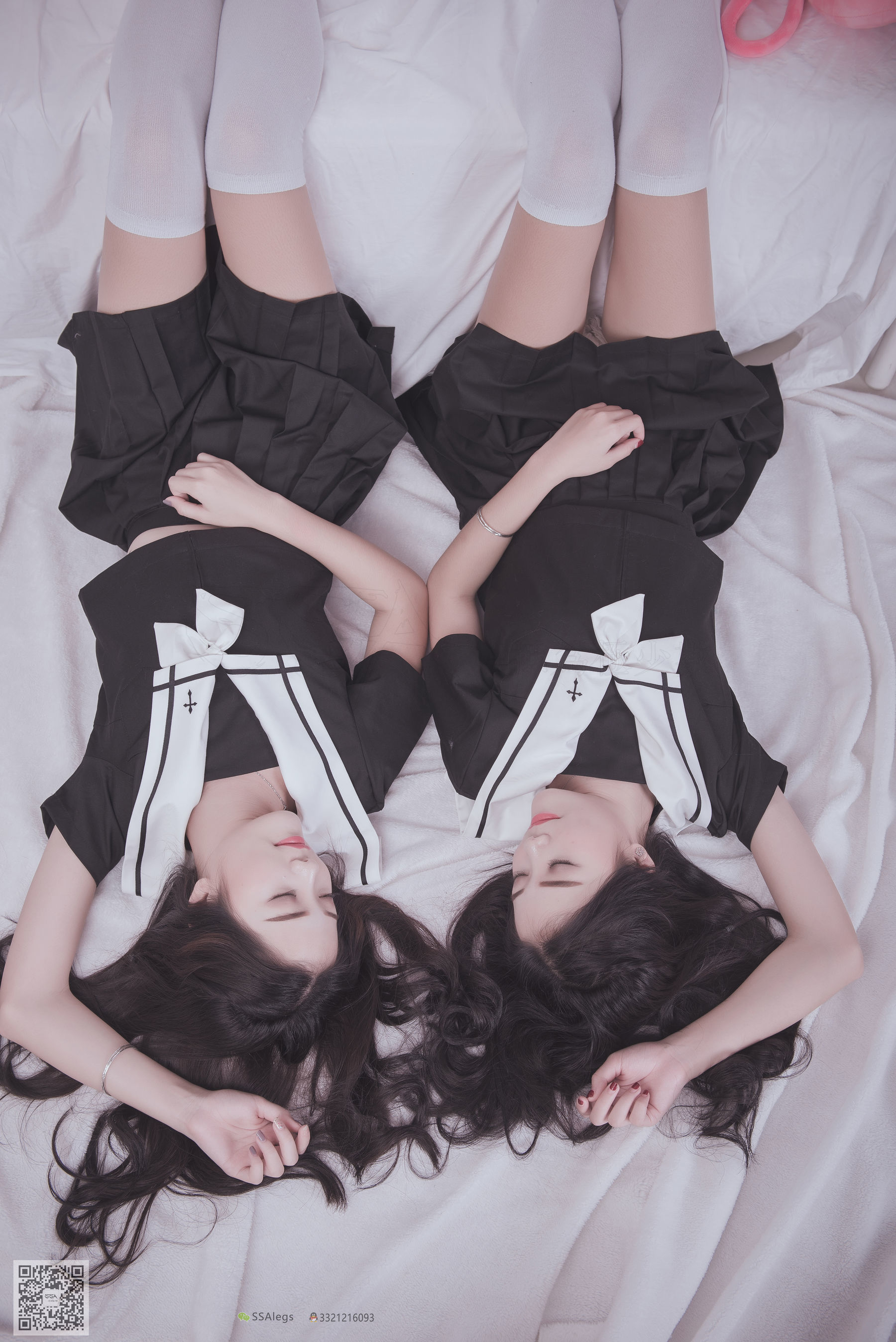 超清写真 No.028 青青姐妹 姐妹花的JK情-图56